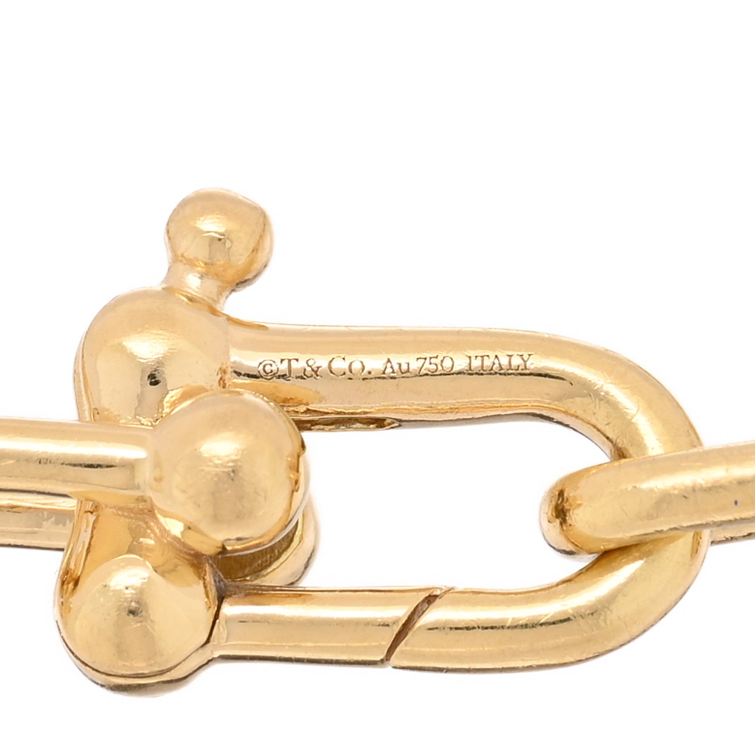18K Yellow Gold Small HardWear Link Bracelet — view 3