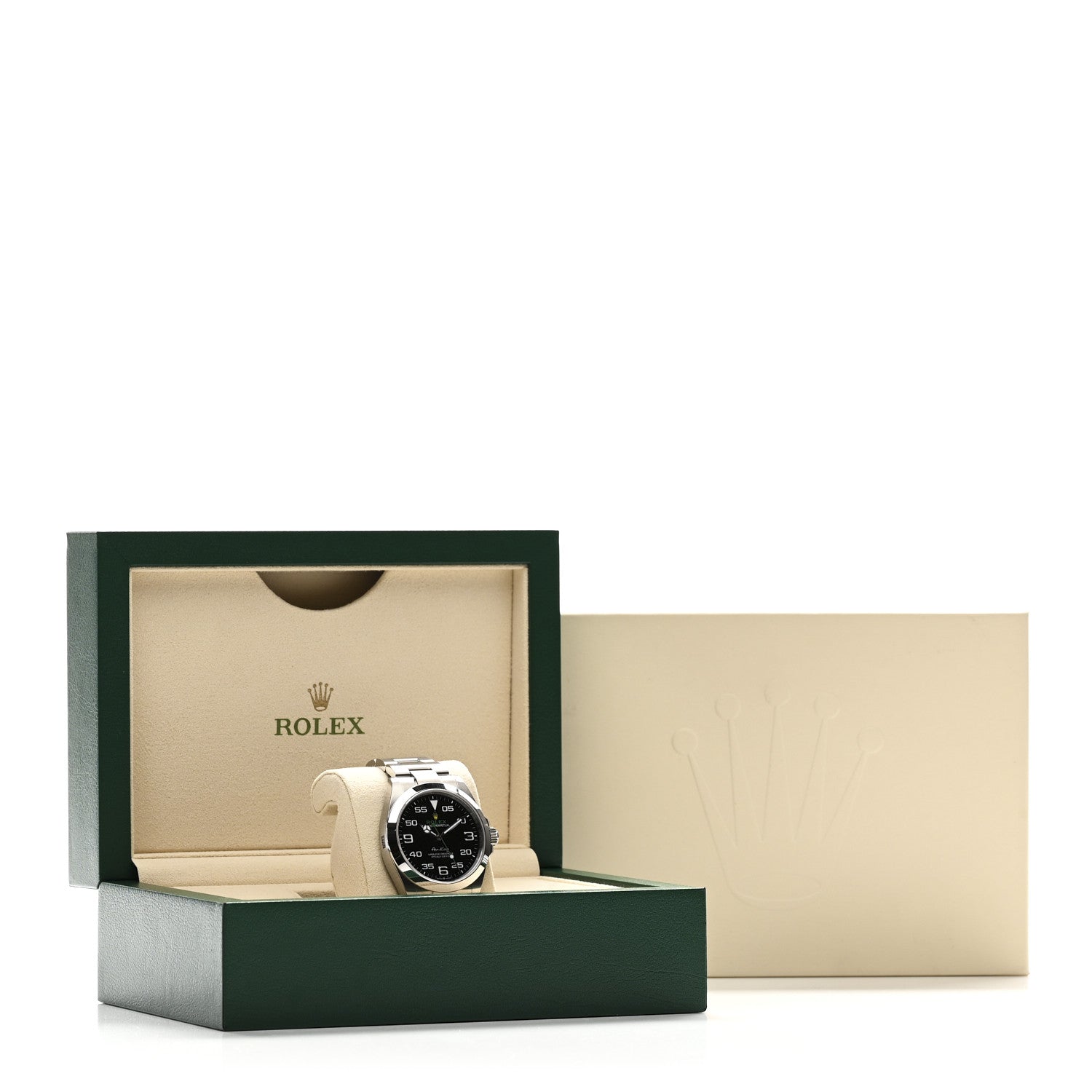 Stainless Steel 40mm Air-King Oyster Perpetual Watch Black 126900 — view 5