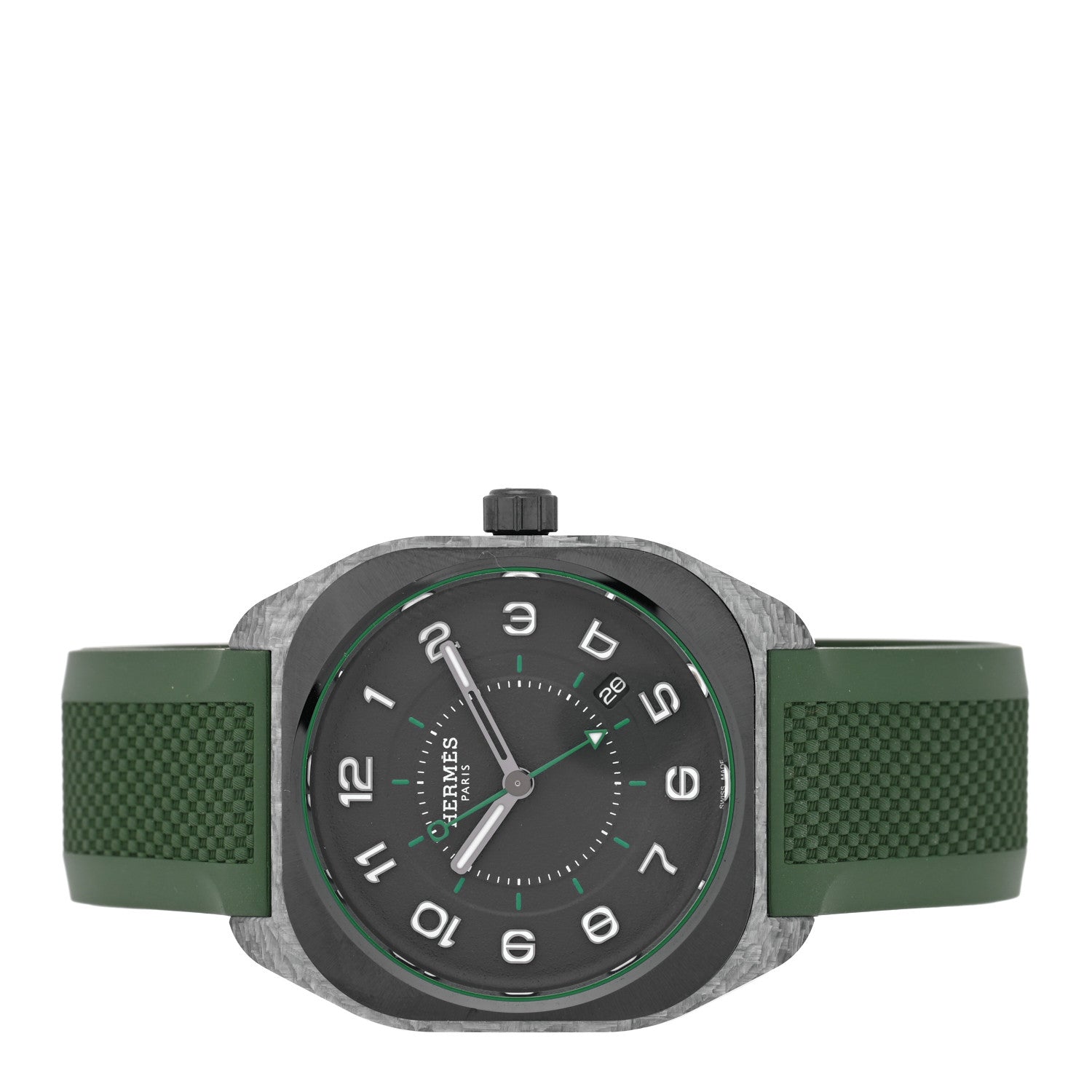 Glass Fiber Ceramic Rubber 39mm H08 Automatic Watch Vert — view 2