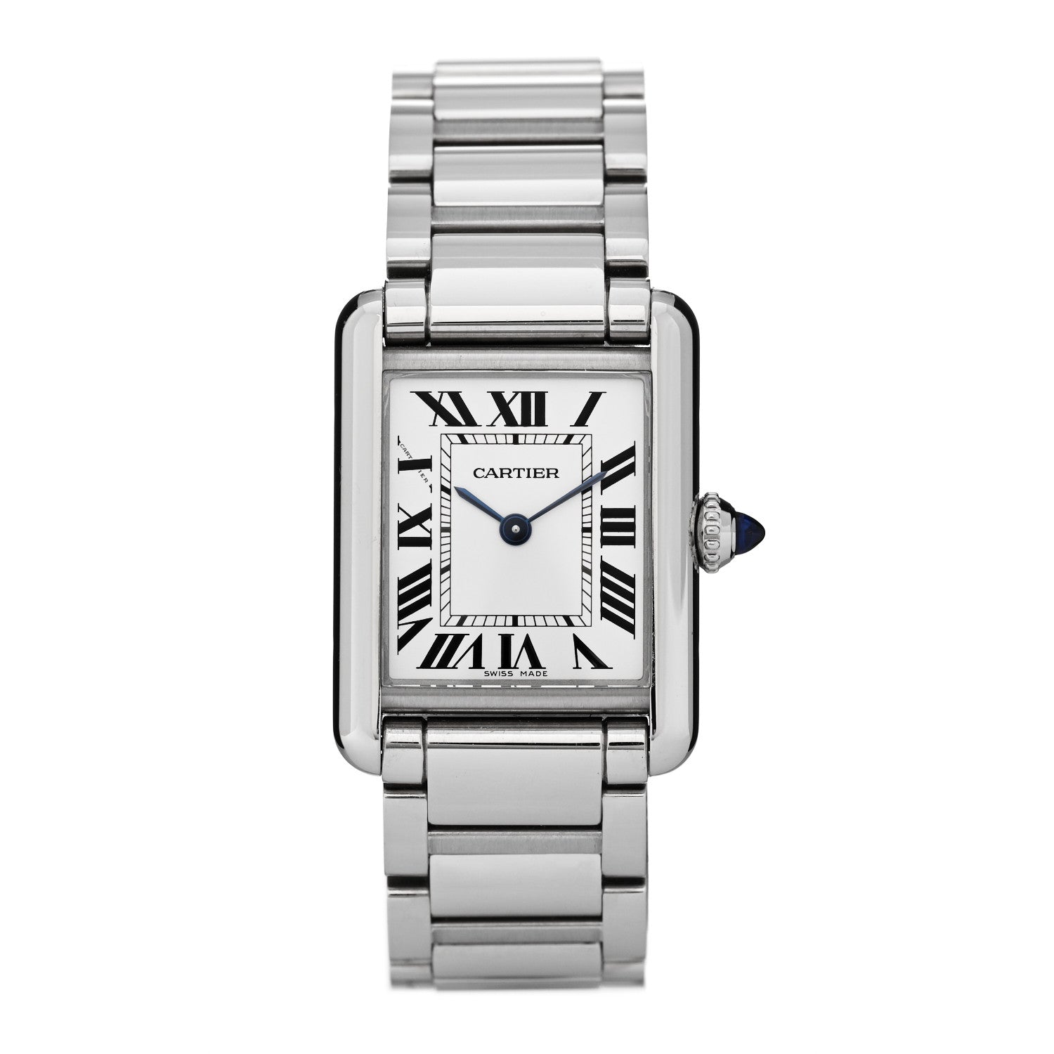 Stainless Steel 22mm Tank Must Quartz Watch
