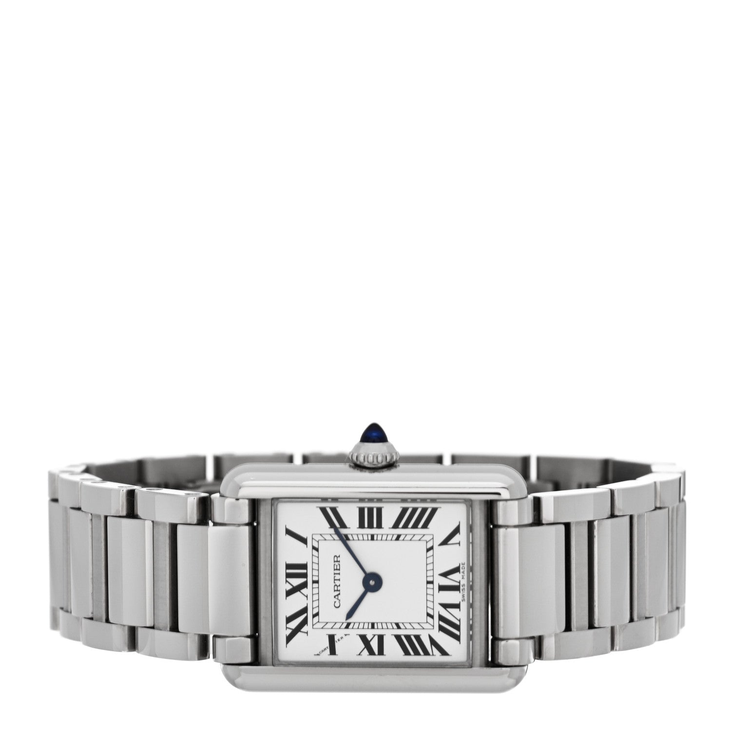 Stainless Steel 22mm Tank Must Quartz Watch — view 2