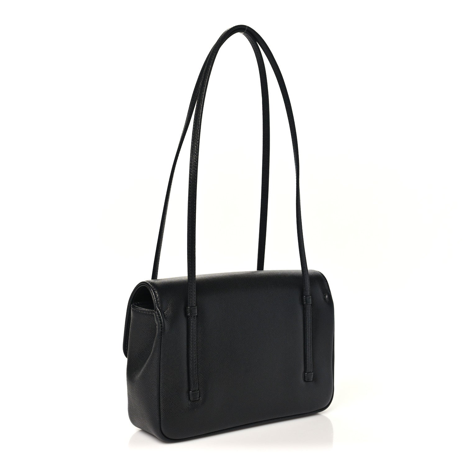 Shiny Caviar Preppy Coco Small Flap Black — view 3