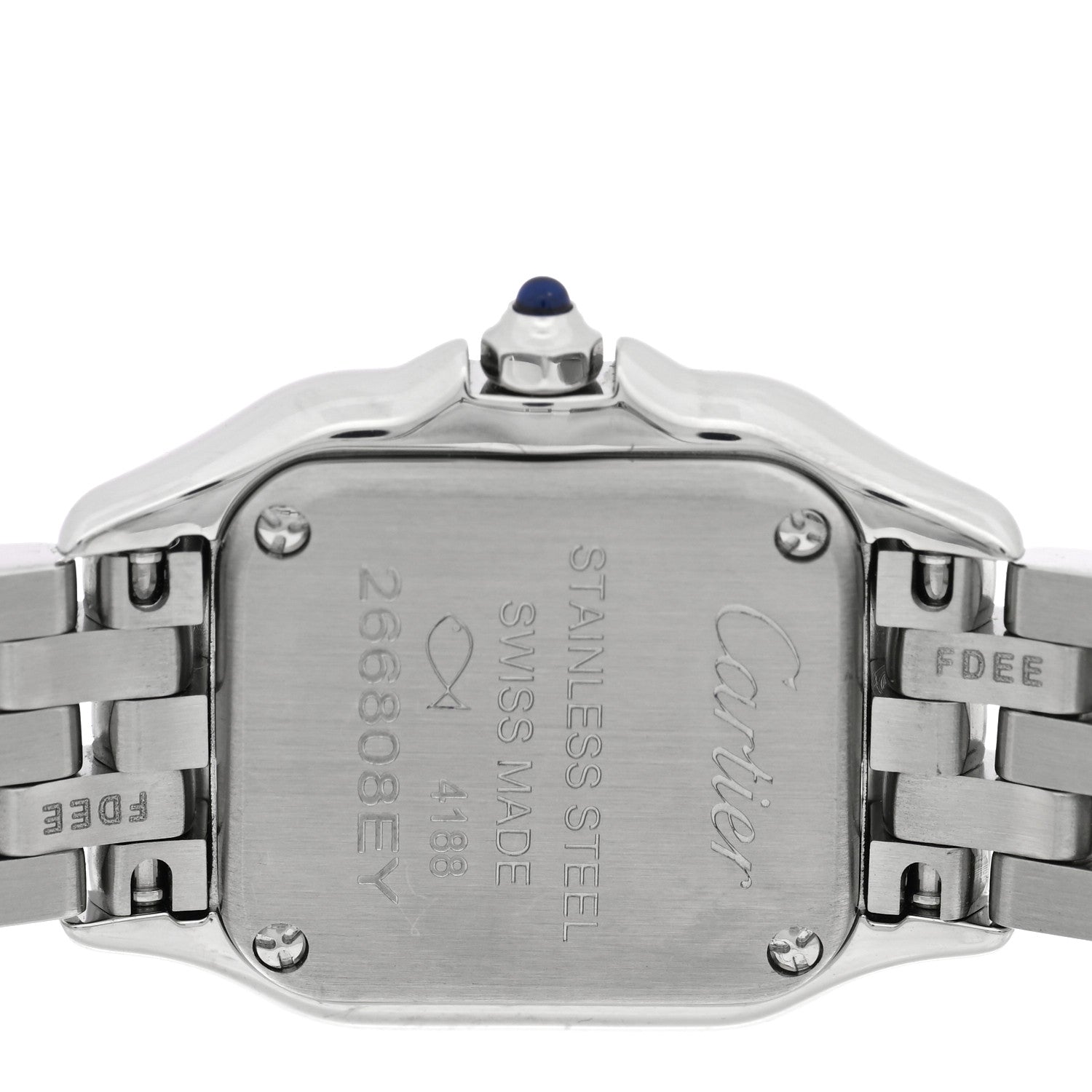 Stainless Steel 19mm Panthere Quartz Watch — view 4