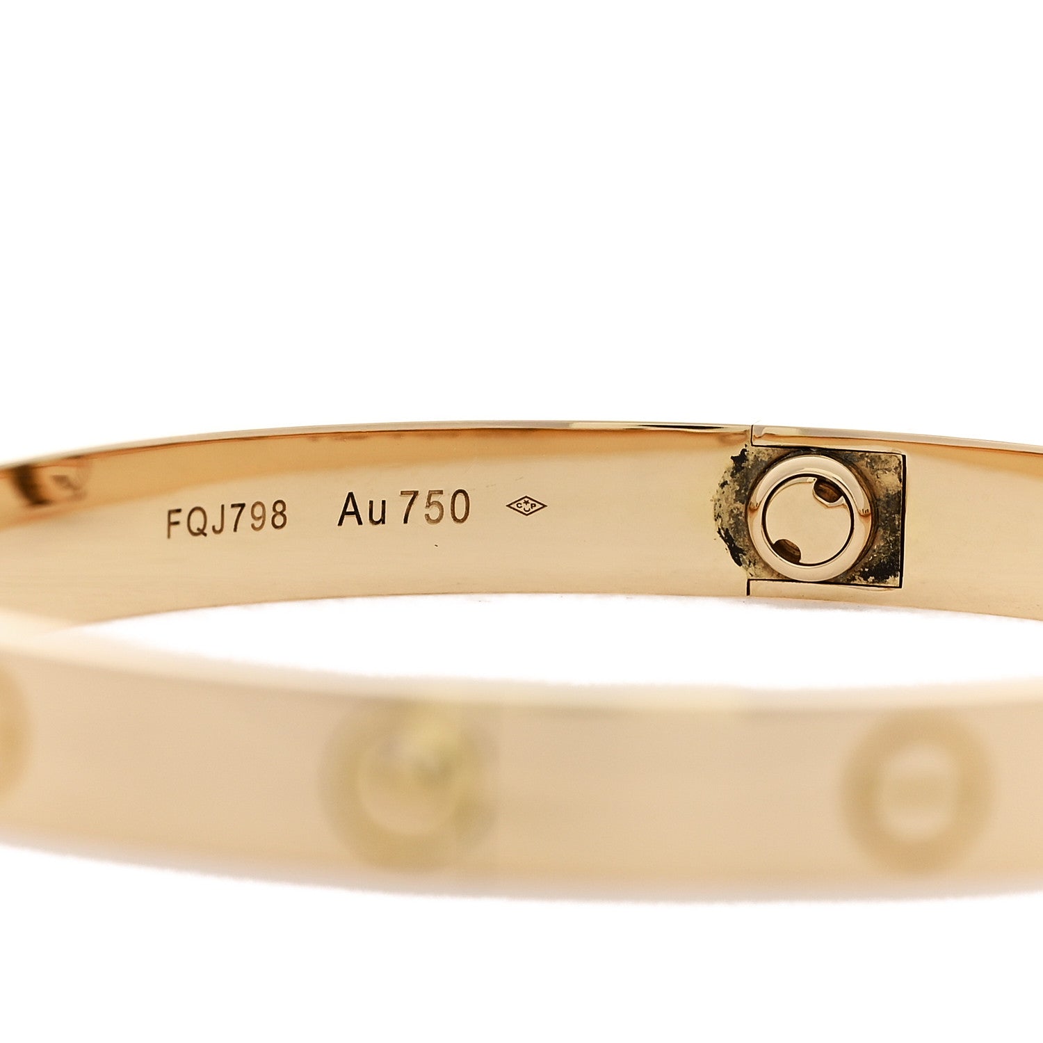18k Yellow Gold Love Bracelet 18 — view 4