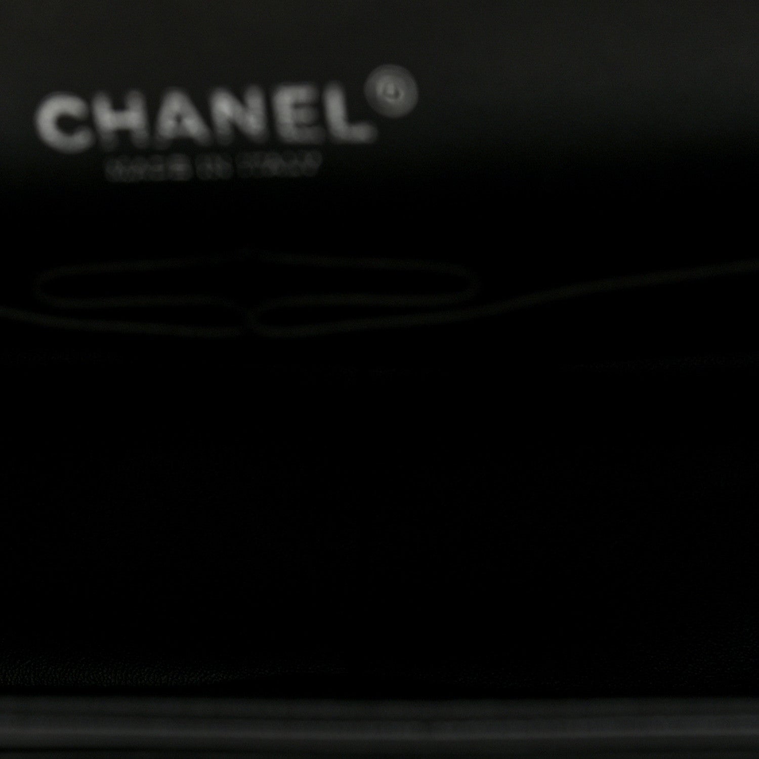 Lambskin Chevron Quilted Jumbo Double Flap  So Black — view 5