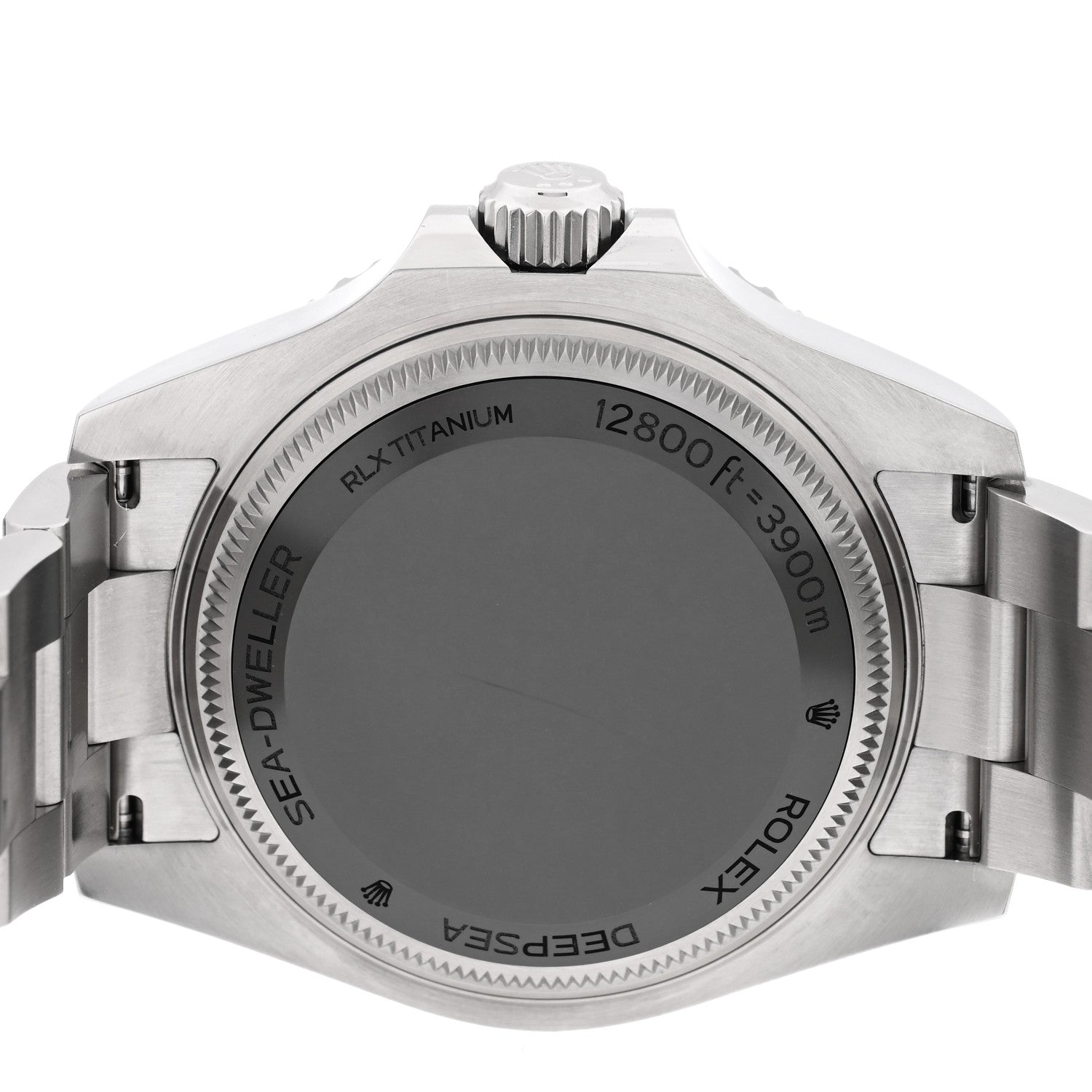 Stainless Steel 44mm Oyster Perpetual Date Sea-Dweller Deepsea Watch Intense Black 136660 — view 4