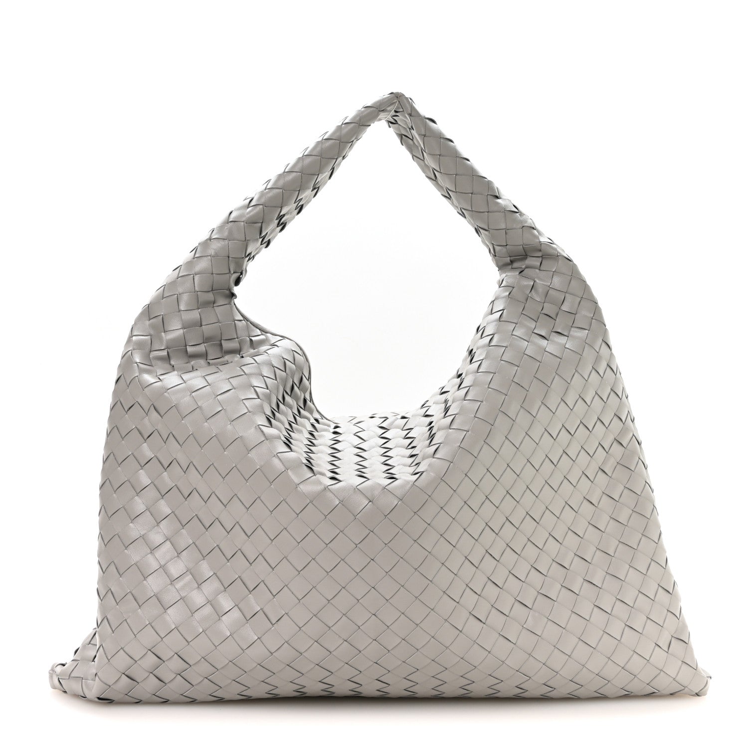 Calfskin Intrecciato Large Hop Sterling