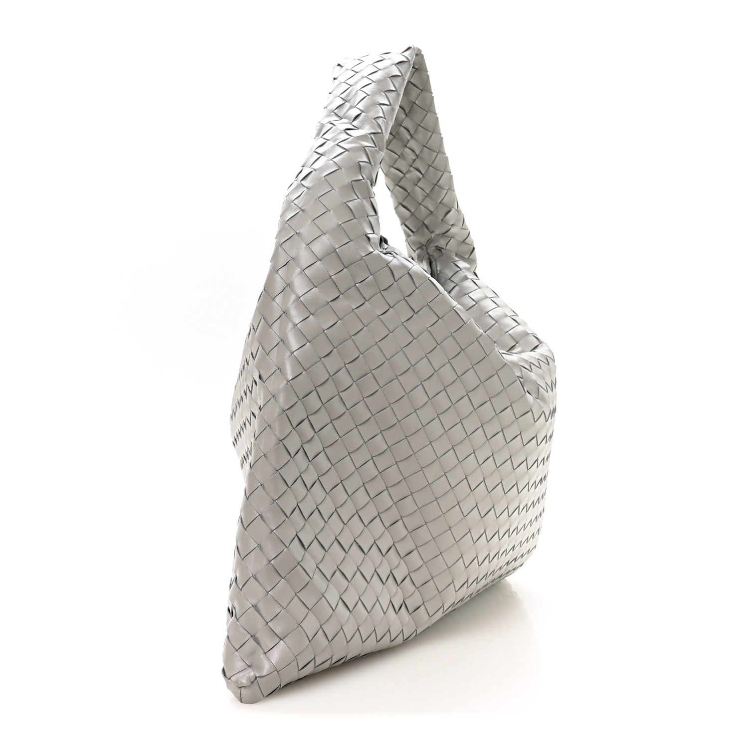 Calfskin Intrecciato Large Hop Sterling — view 2