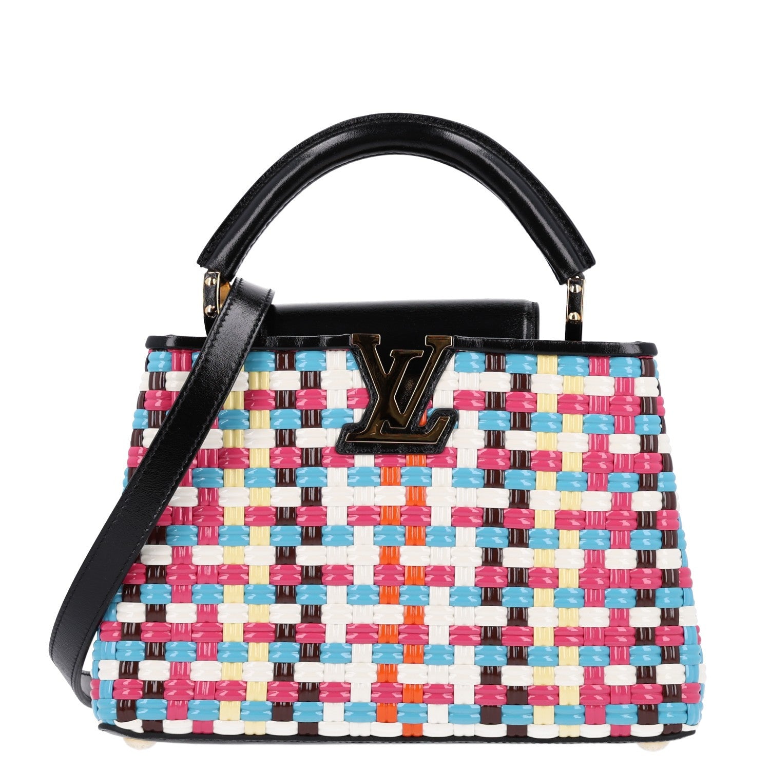 Taurillon Calfskin Guinguette Capucines BB Multicolor