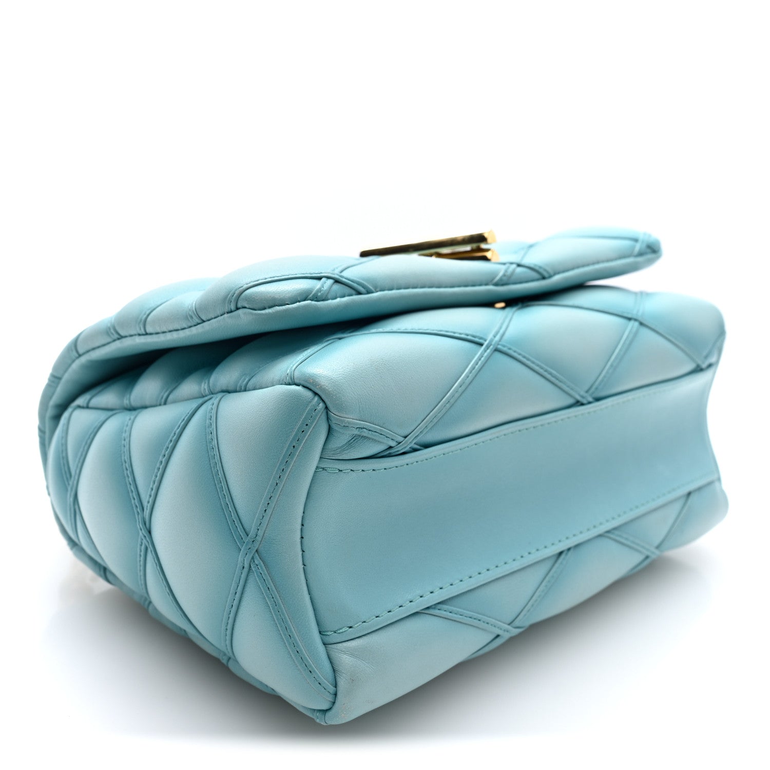 Lambskin Malletage Top Handle GO-14 MM Lagoon — view 5