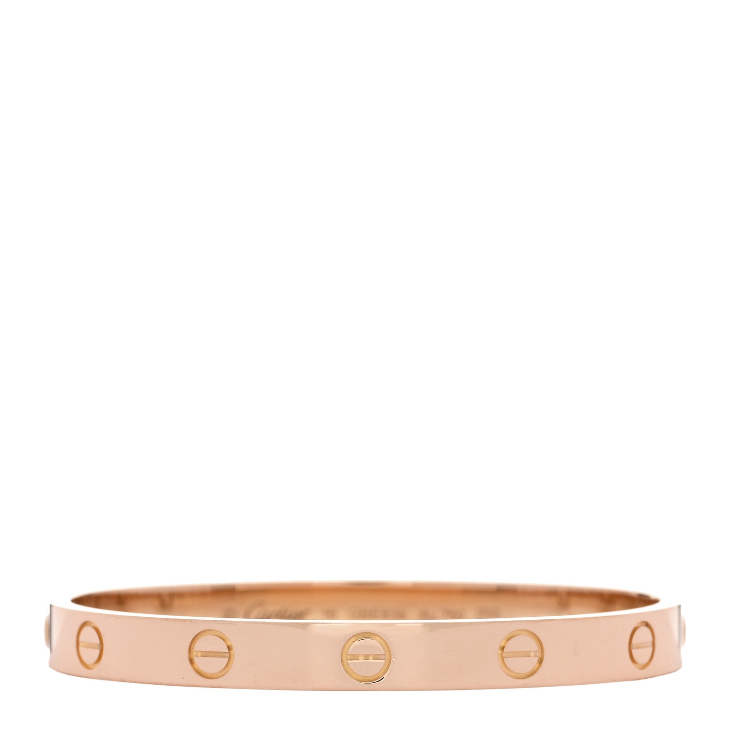 18k Pink Gold Love Bracelet 16