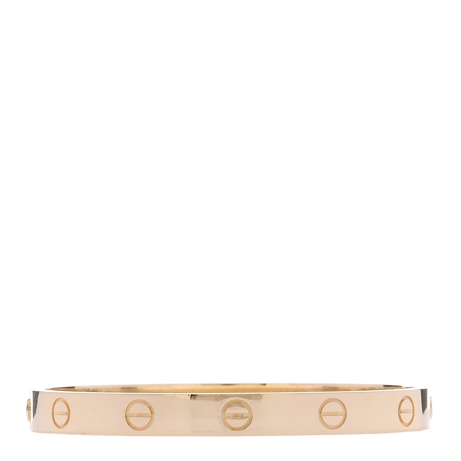 18K Yellow Gold LOVE Bracelet 16 — view 1