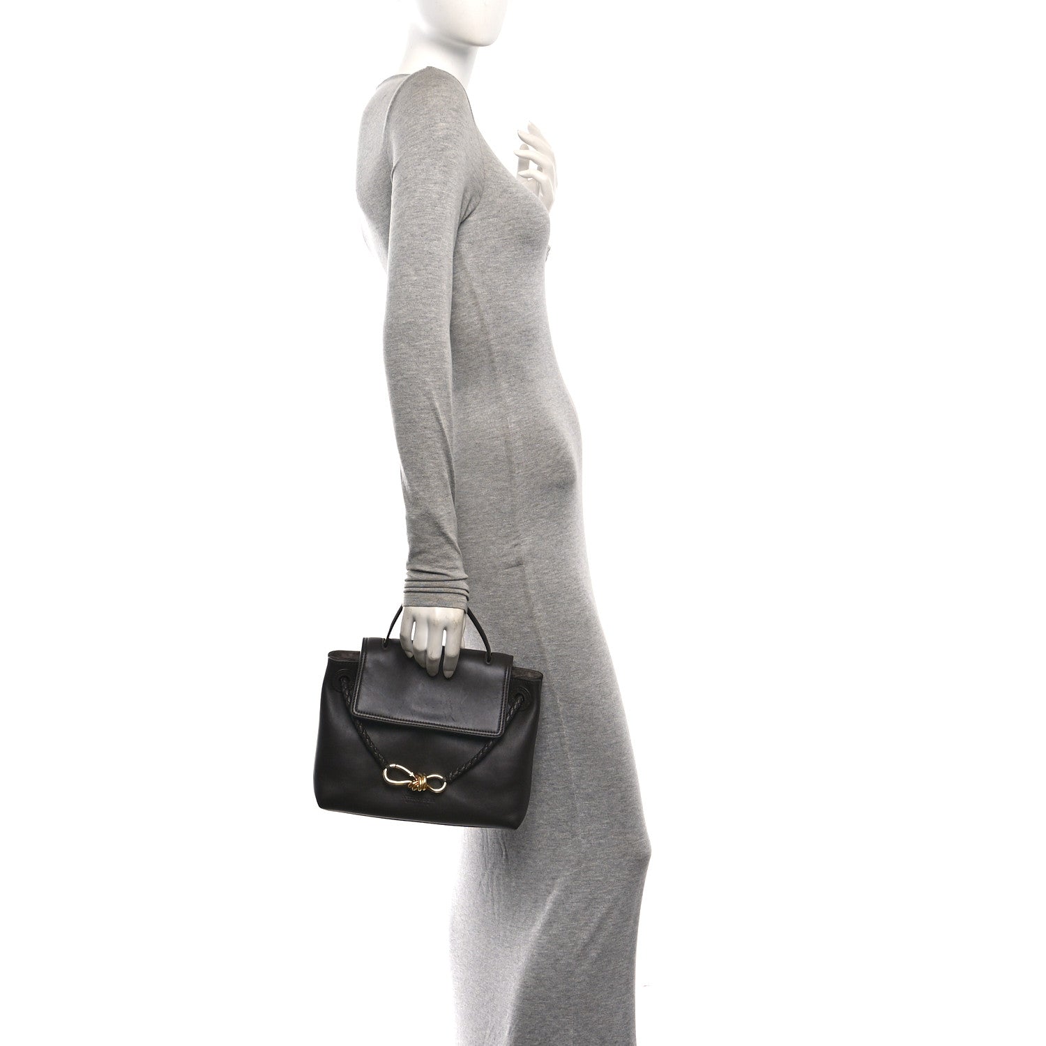 Silky Calfskin Small Ciao Ciao Fondant — view 2