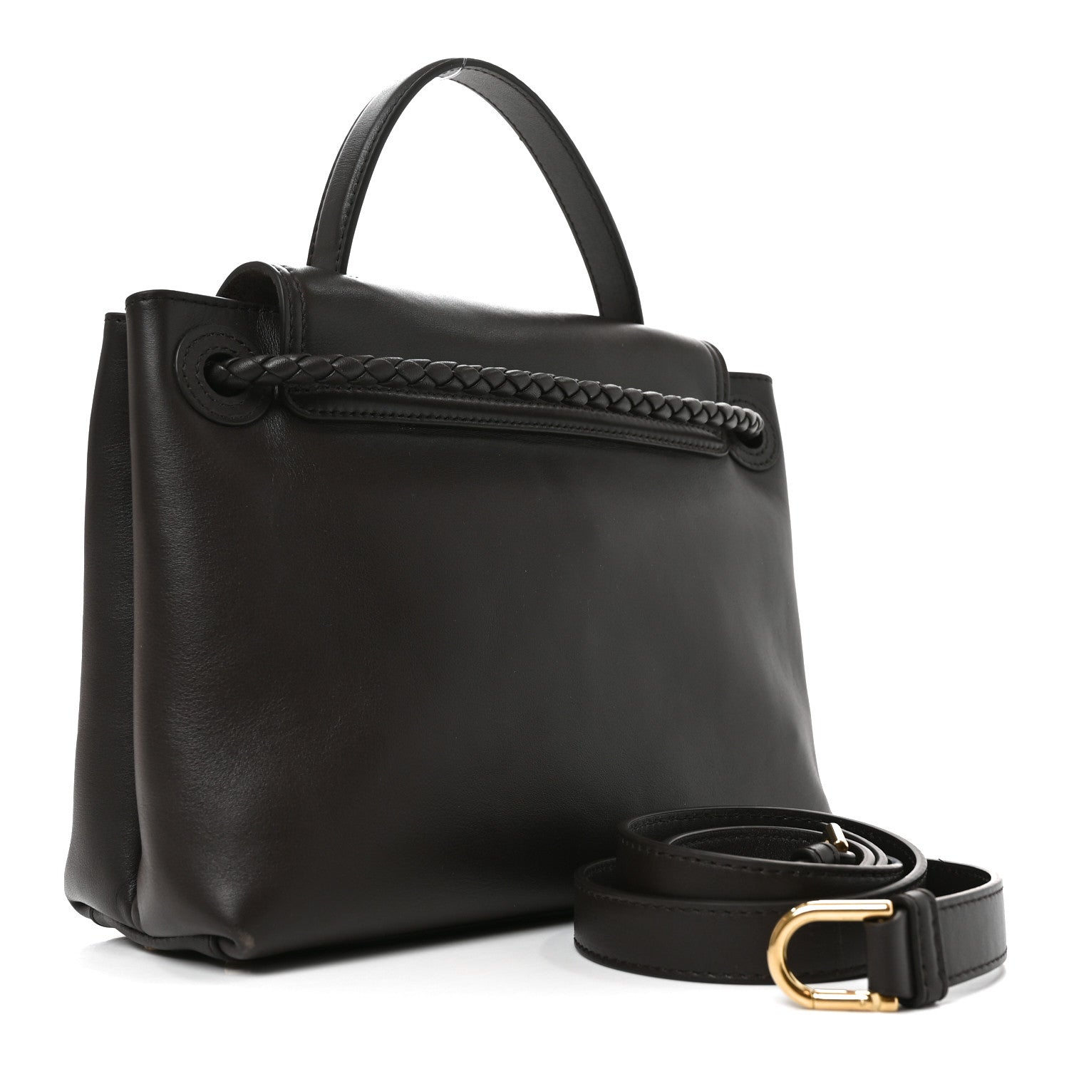 Silky Calfskin Small Ciao Ciao Fondant — view 3