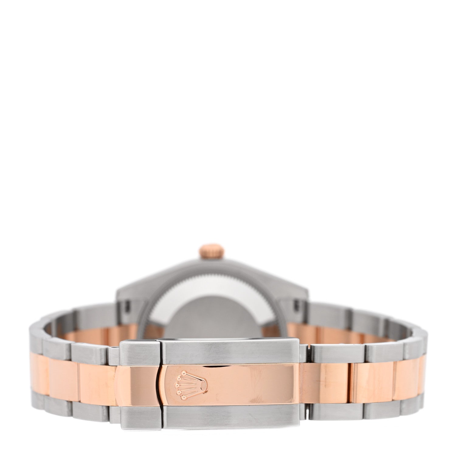 Stainless Steel 18K Everose Diamond 31mm Oyster Perpetual Datejust Watch Chocolate Roman 178241 — view 3