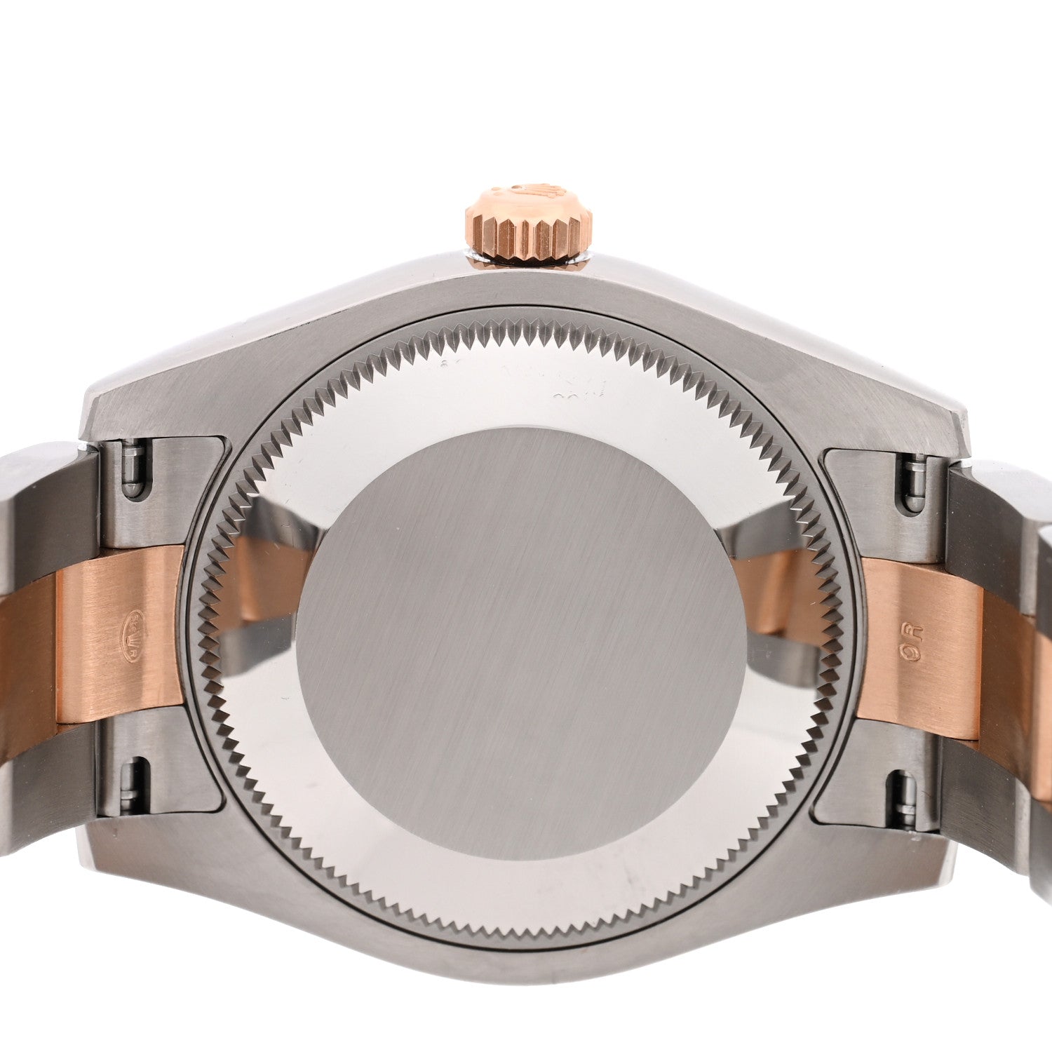 Stainless Steel 18K Everose Diamond 31mm Oyster Perpetual Datejust Watch Chocolate Roman 178241 — view 4
