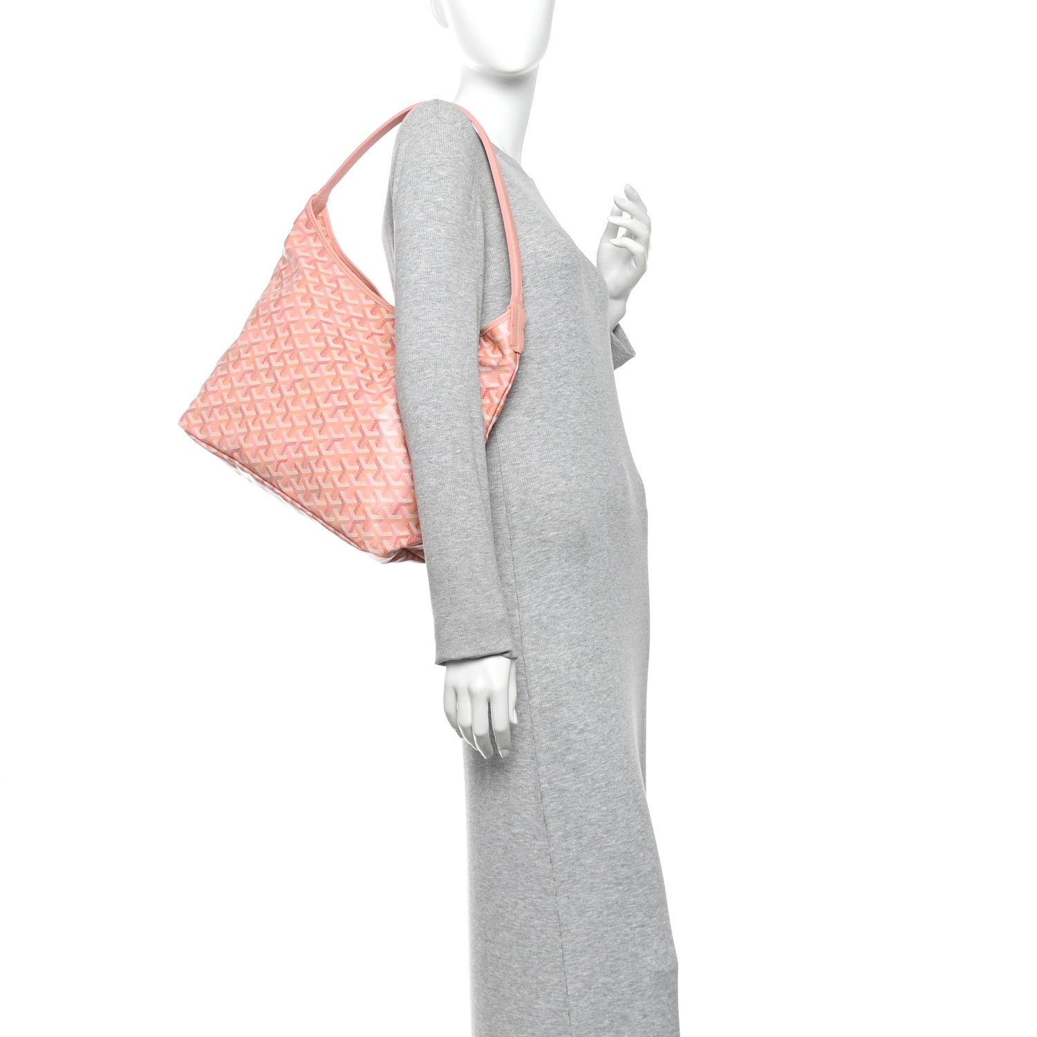 Goyardine Boheme Hobo Powder Pink — view 2