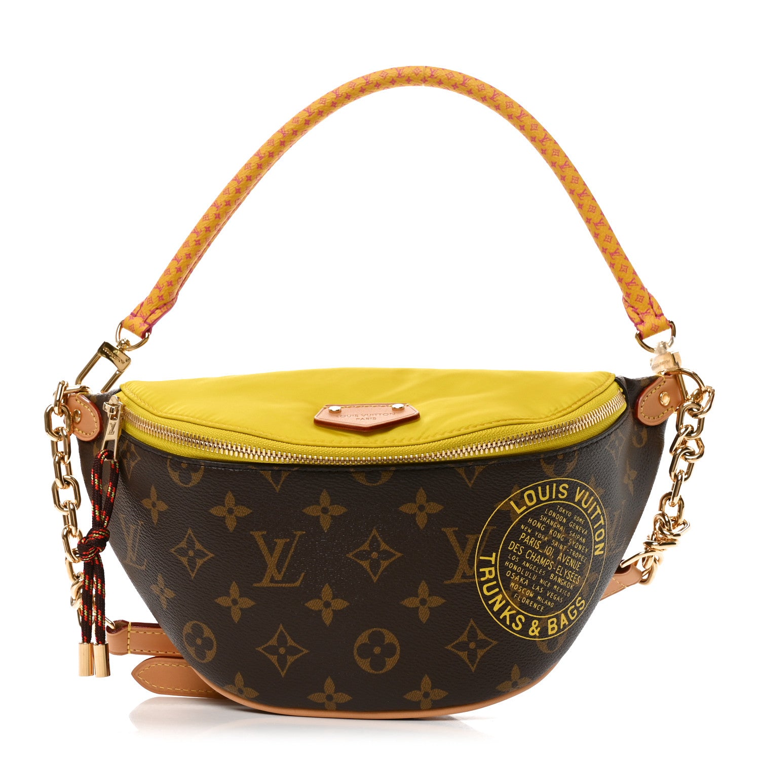 Monogram Paris A Velo Bumbag Yellow