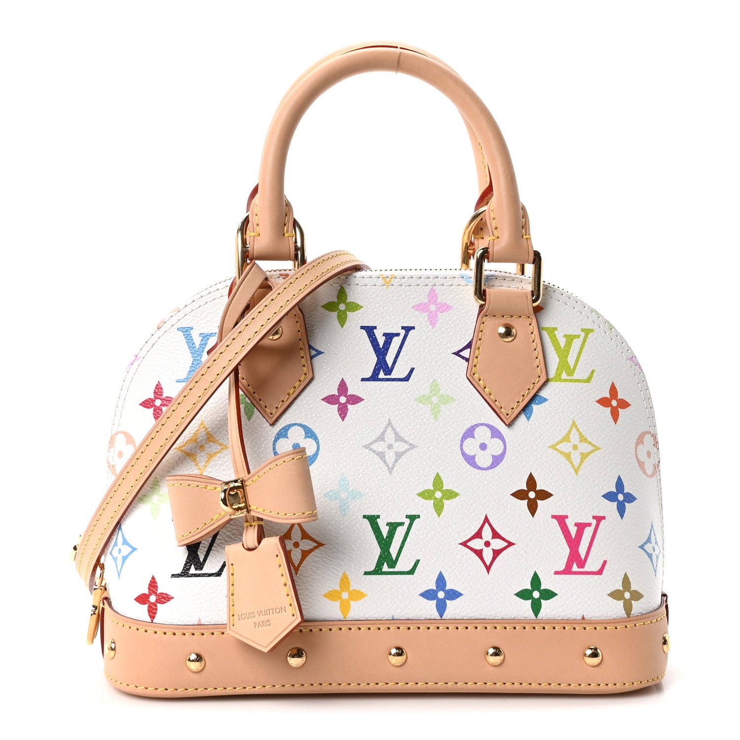 LV x TM Monogram Multicolor Alma BB White