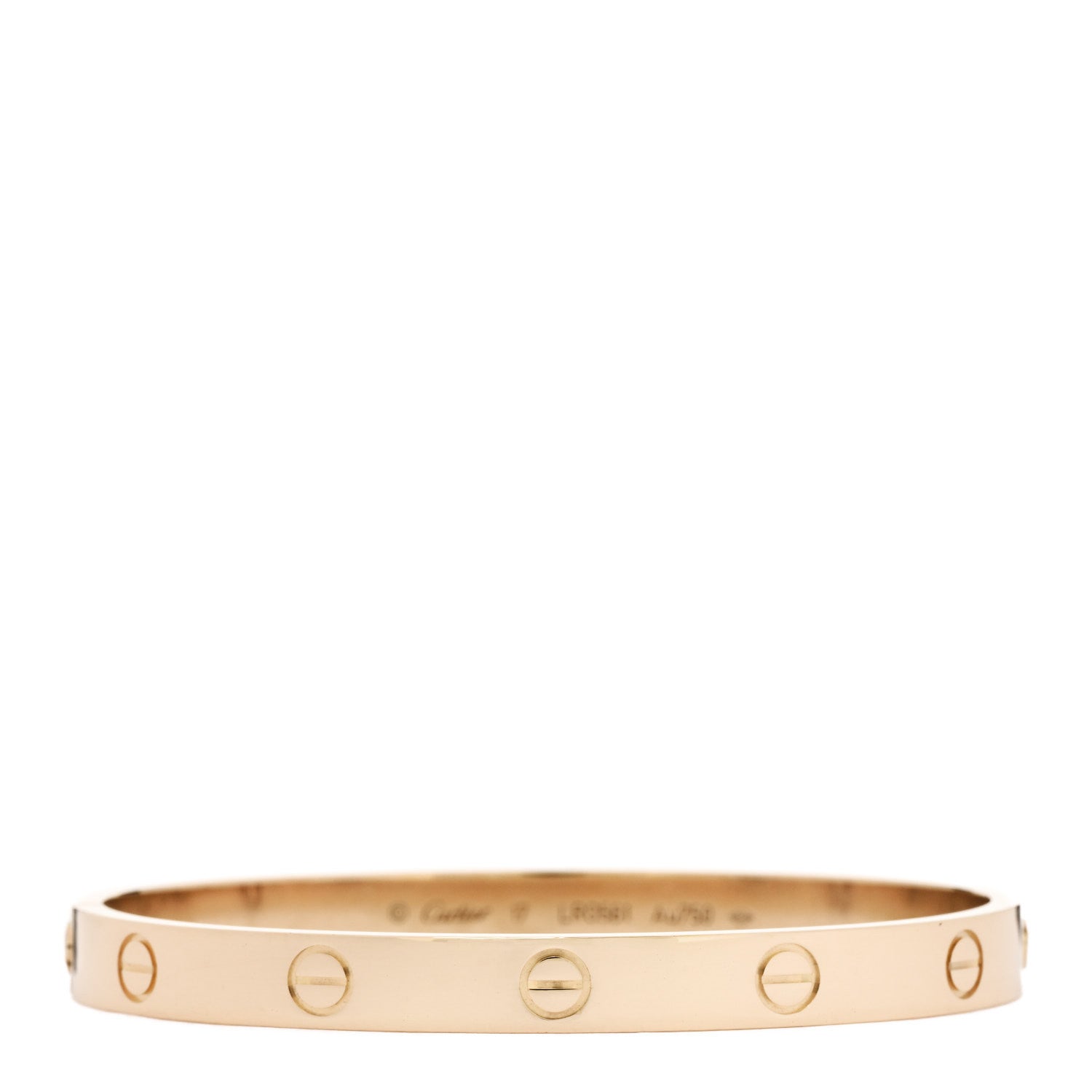 18K Yellow Gold LOVE Bracelet 17