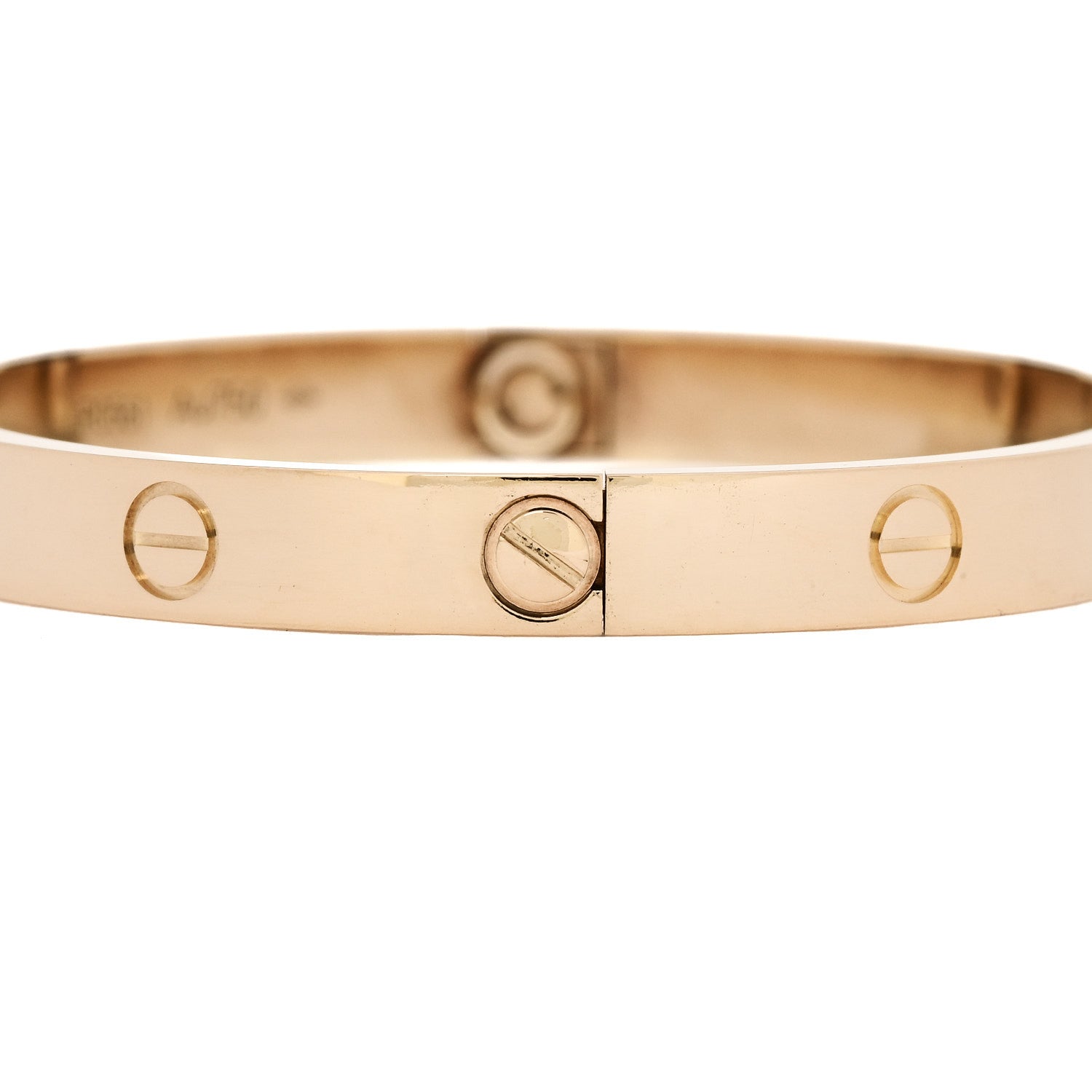 18K Yellow Gold LOVE Bracelet 17 — view 4