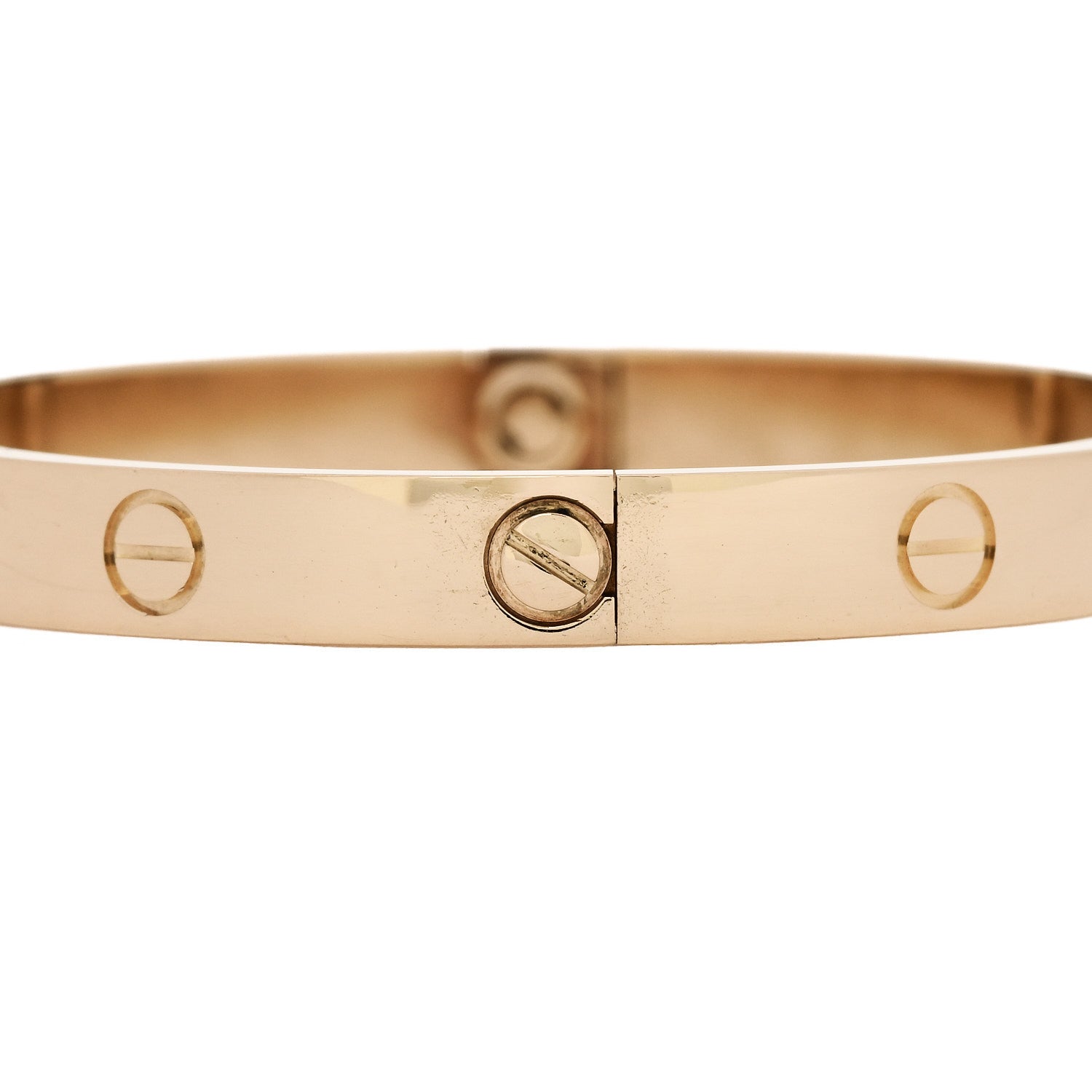 18K Yellow Gold LOVE Bracelet 17 — view 5