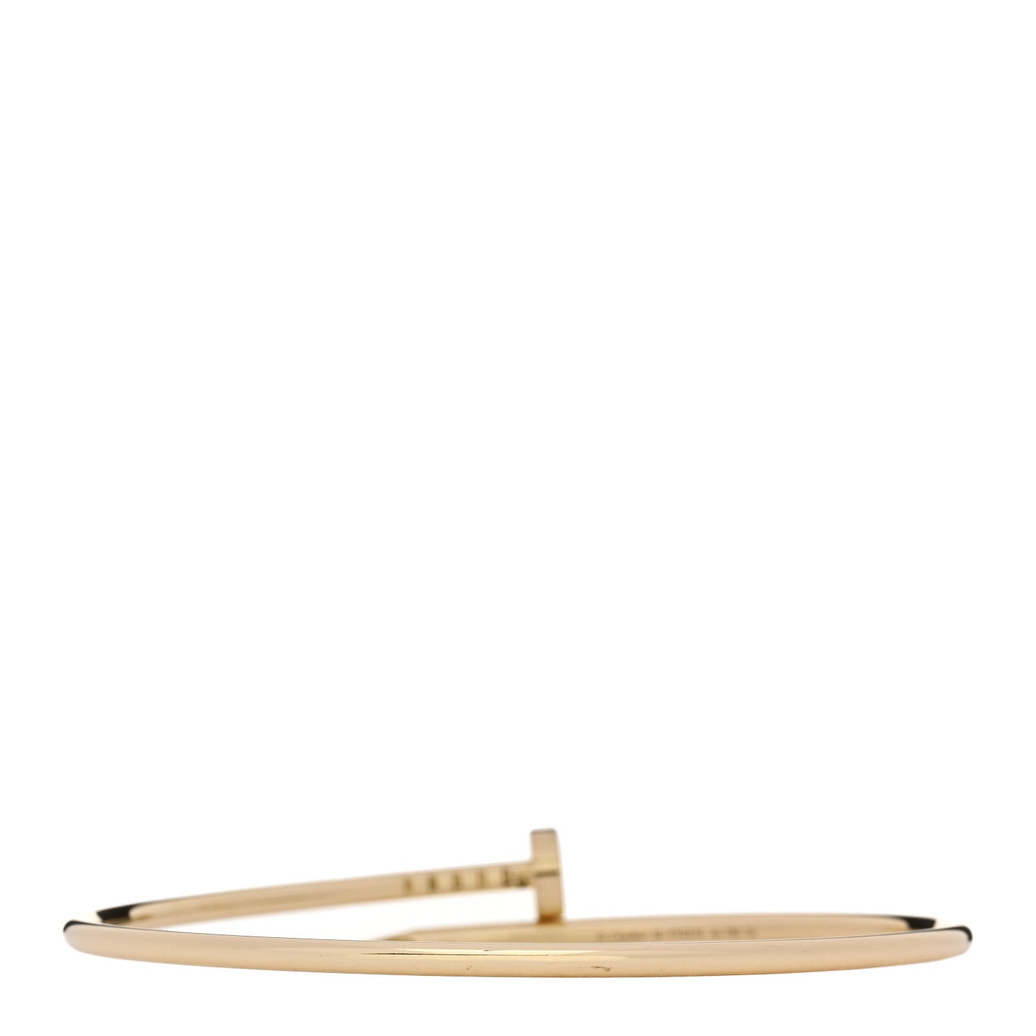 18K Yellow Gold Small Juste Un Clou Bracelet 19 — view 2