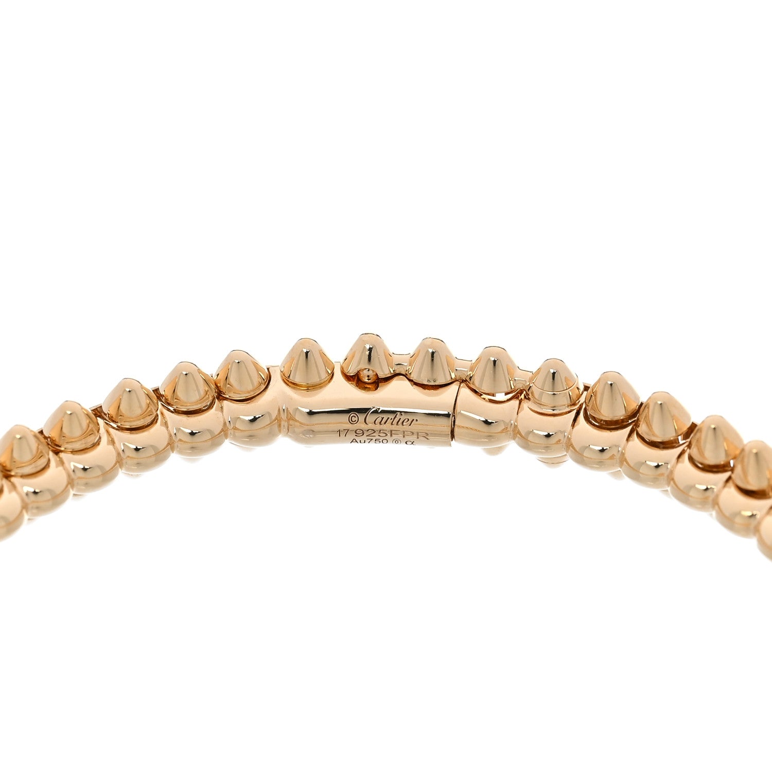 18K Yellow Gold Small Clash De Cartier Bracelet 17 — view 3