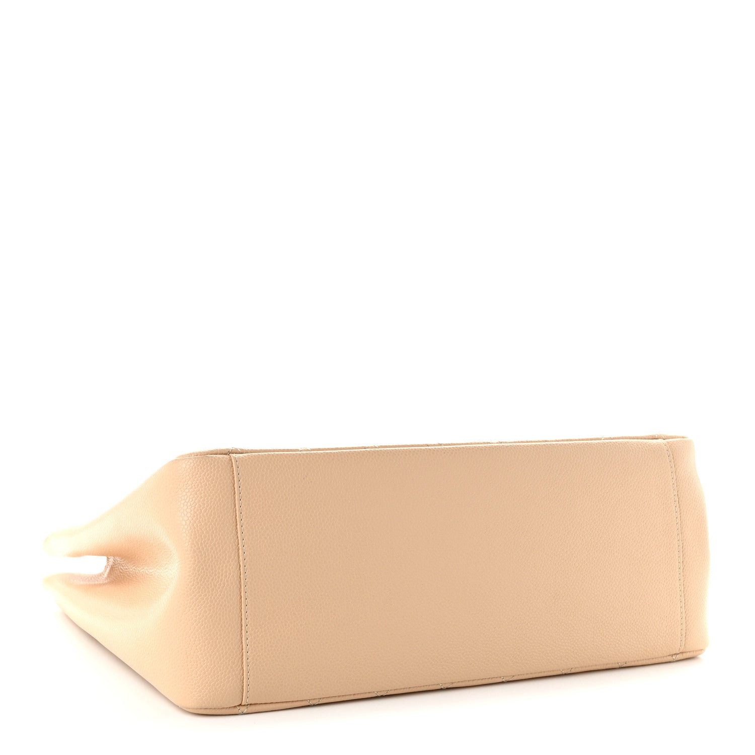 Caviar Quilted Grand Shopping Tote GST Beige — view 4
