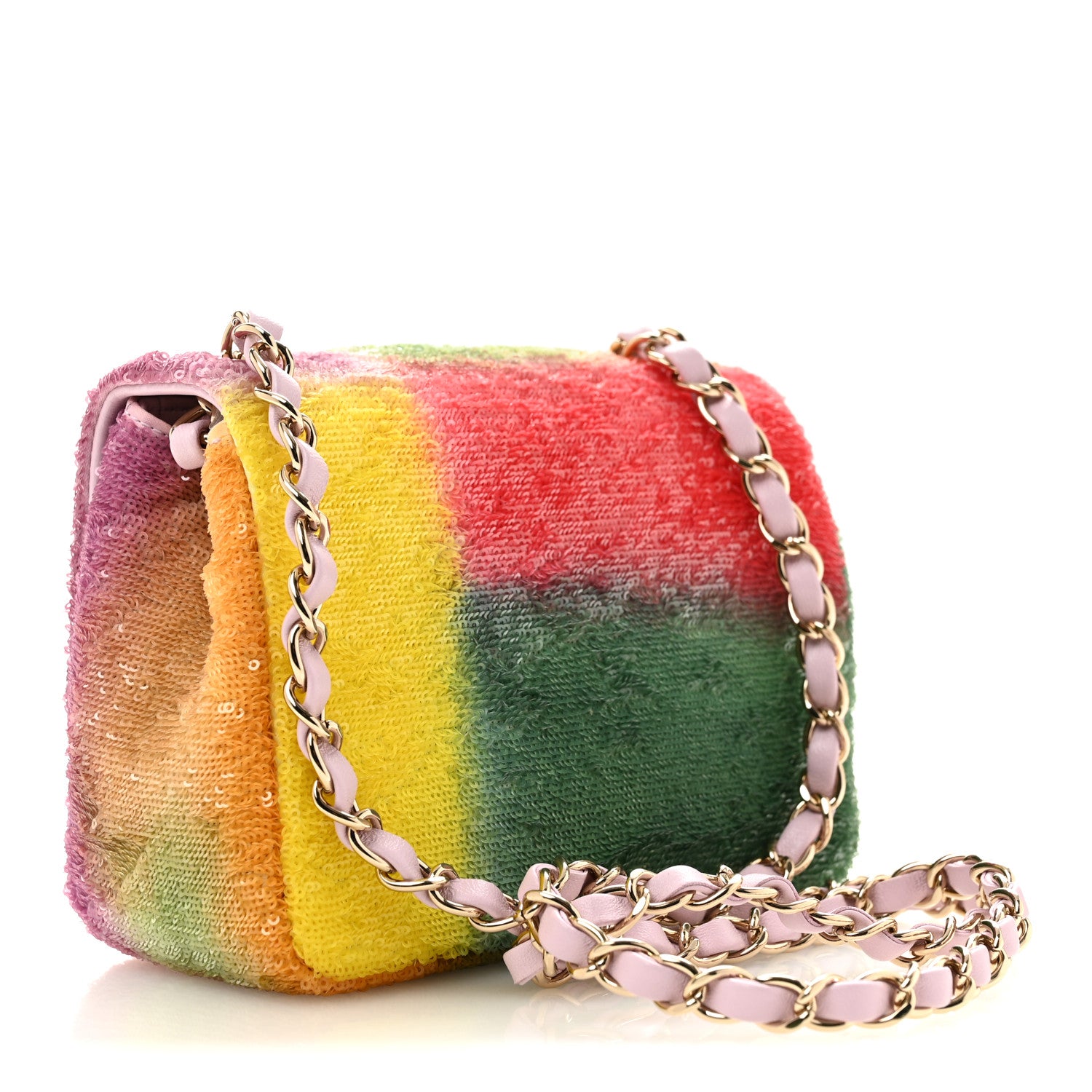 Sequin Mini Square Flap Multicolor — view 3