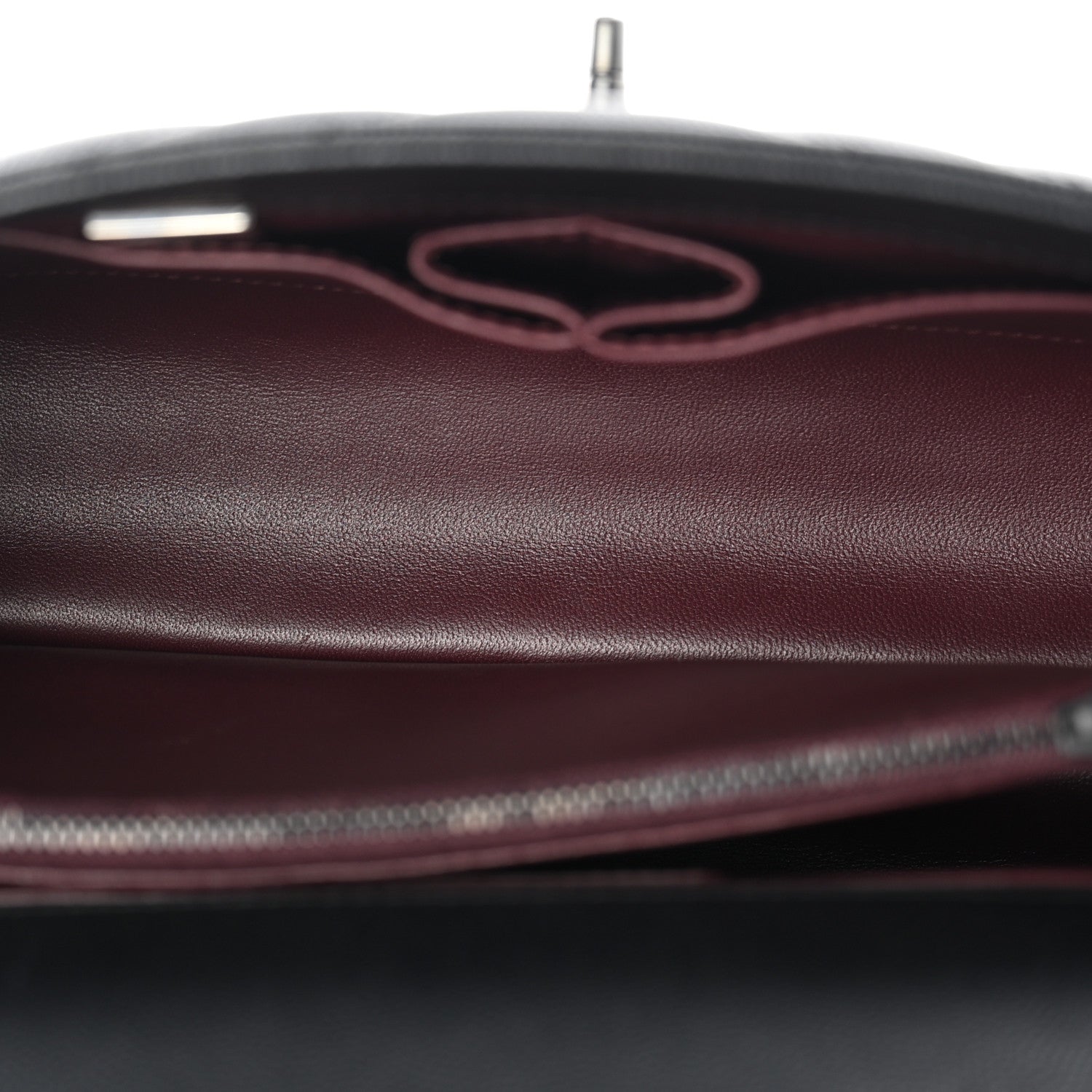 Caviar Chevron Quilted Small Coco Handle Flap So Black — view 5