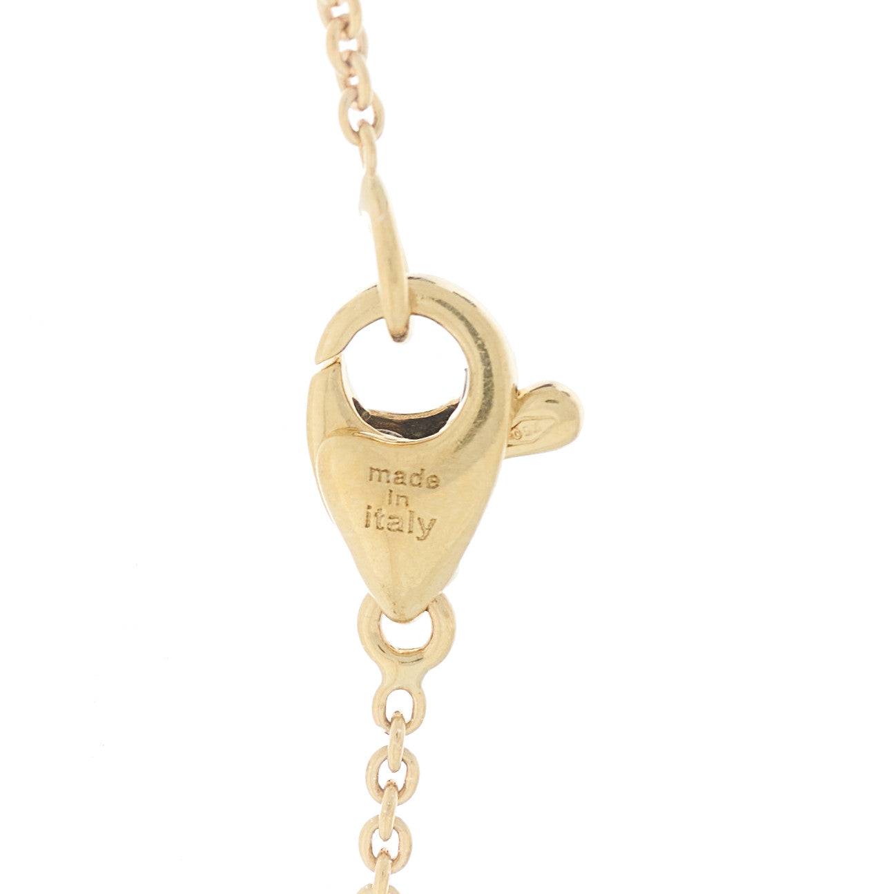 18K Yellow Gold Multi Gemstone Paradise Station Necklace — view 5