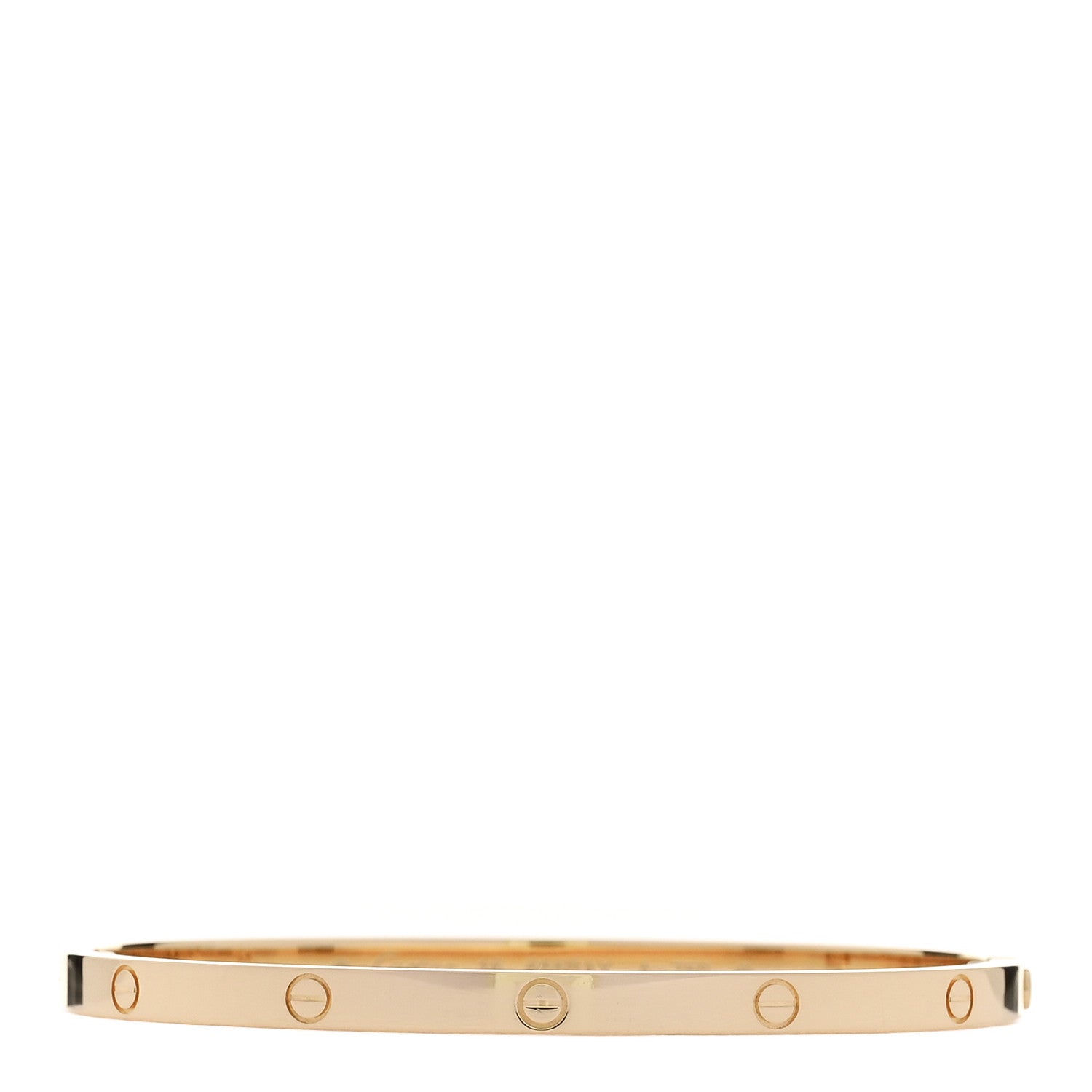 18K Yellow Gold Small LOVE Bracelet 16