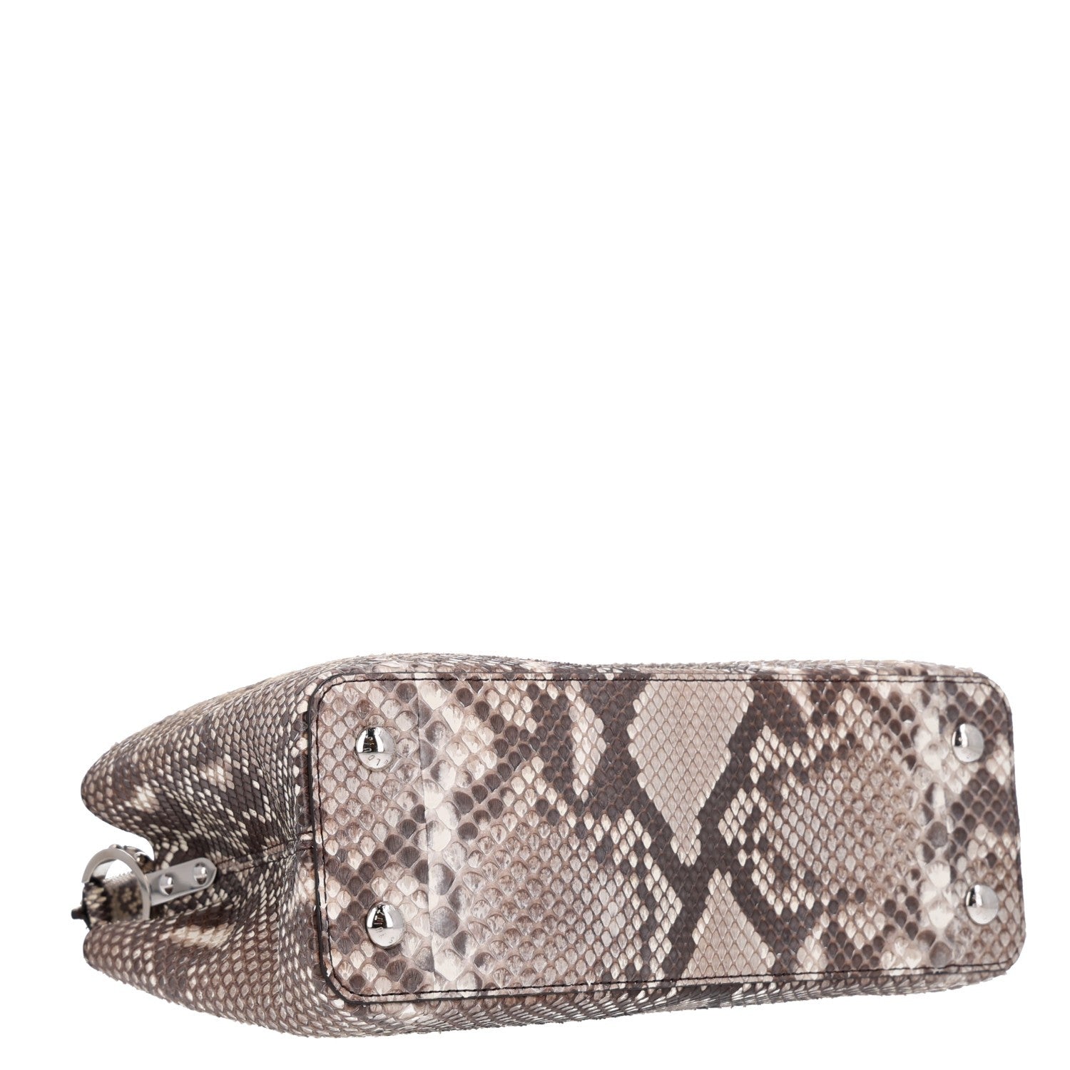 Snakeskin Capucines PM Naturel — view 4