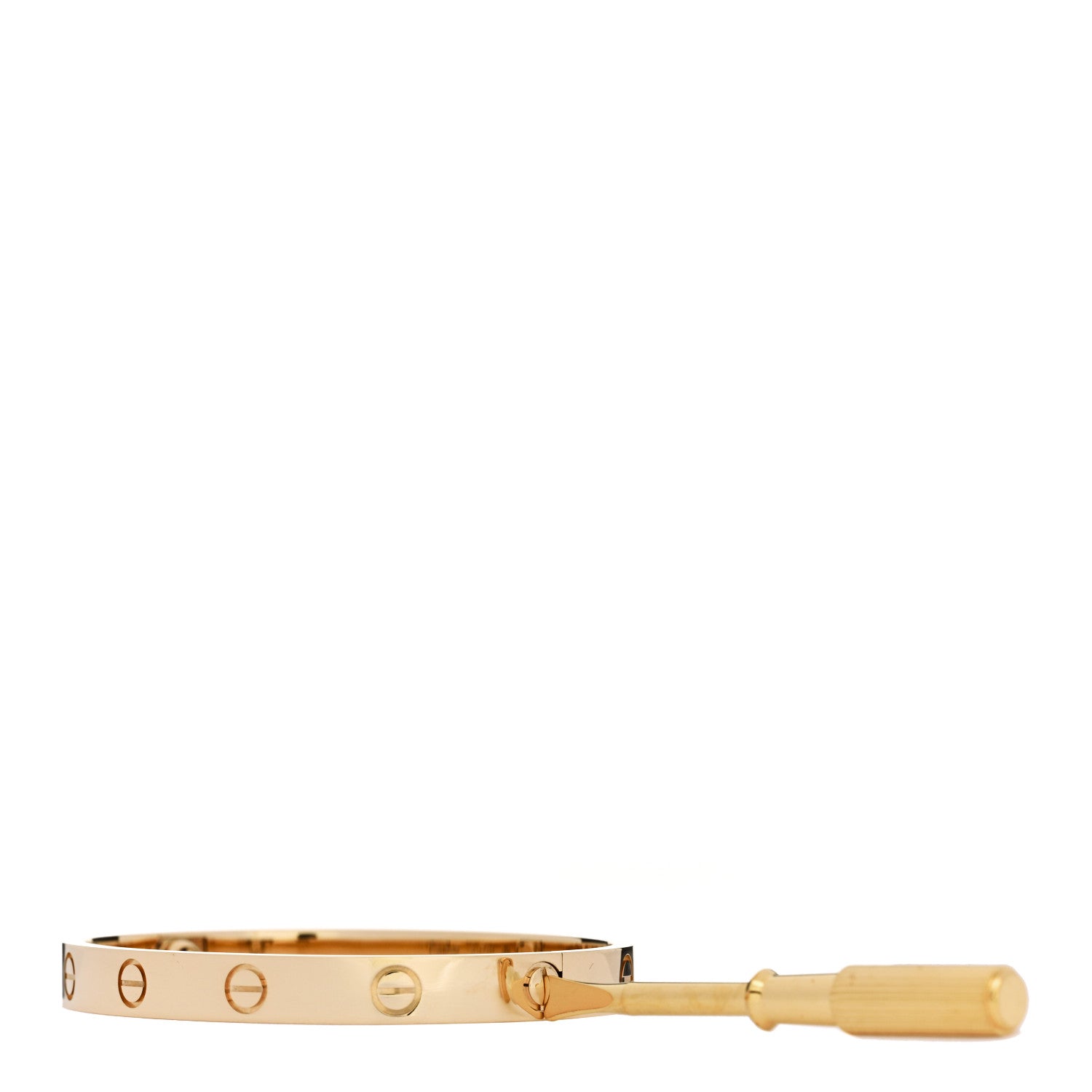 18K Yellow Gold LOVE Bracelet 16 — view 3