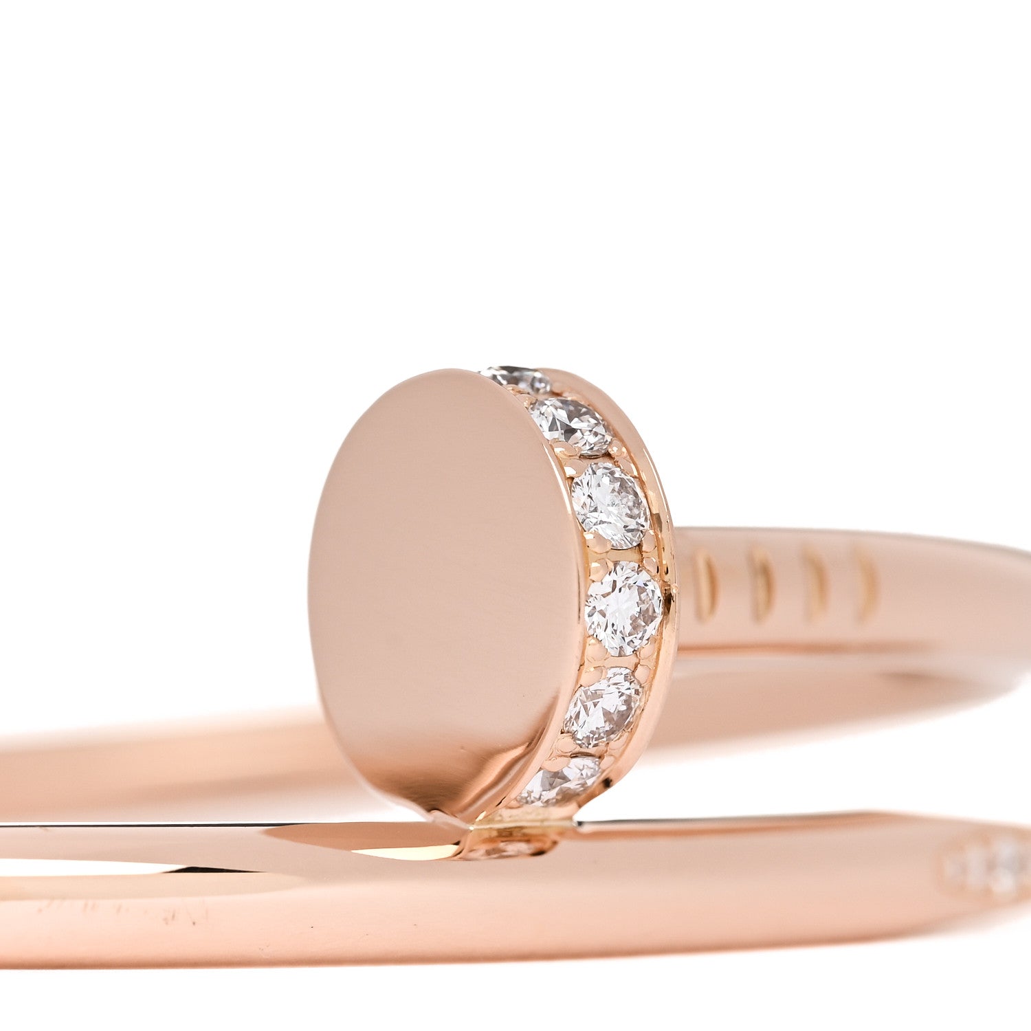 18K Pink Gold Diamond Juste Un Clou Bracelet 15 — view 3