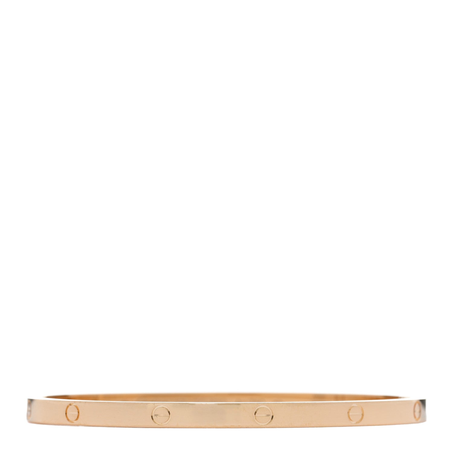 18K Yellow Gold Small LOVE Bracelet 17