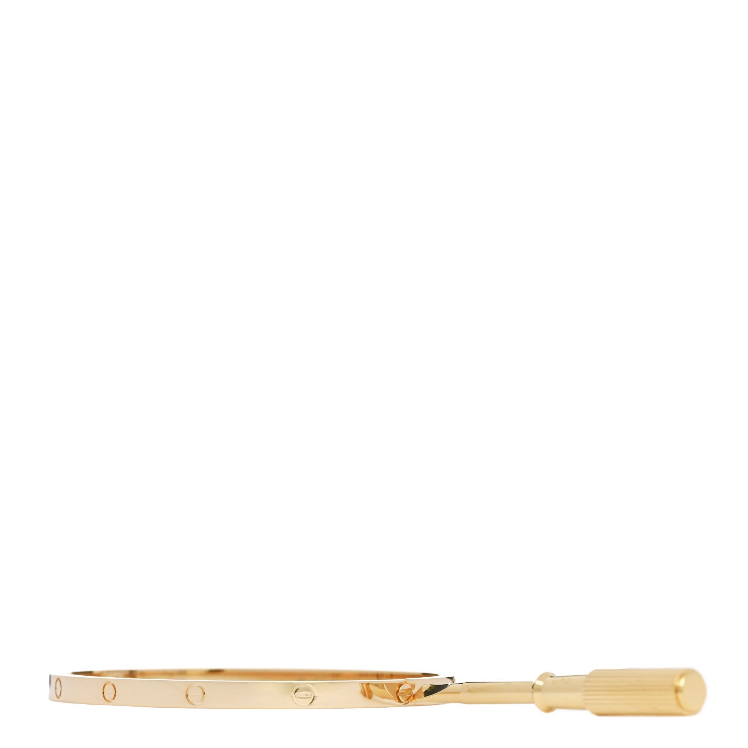 18K Yellow Gold Small LOVE Bracelet 17 — view 3
