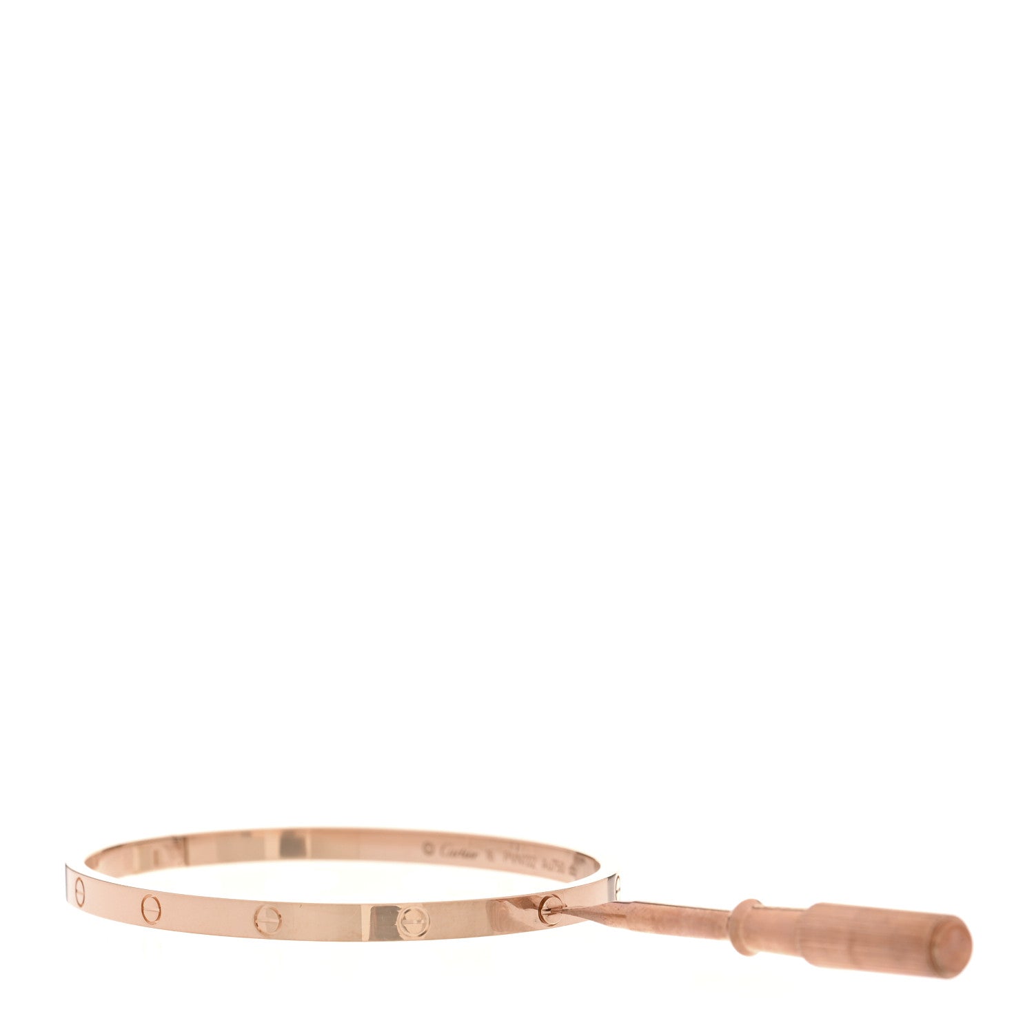 18K Pink Gold Small LOVE Bracelet 16 — view 3