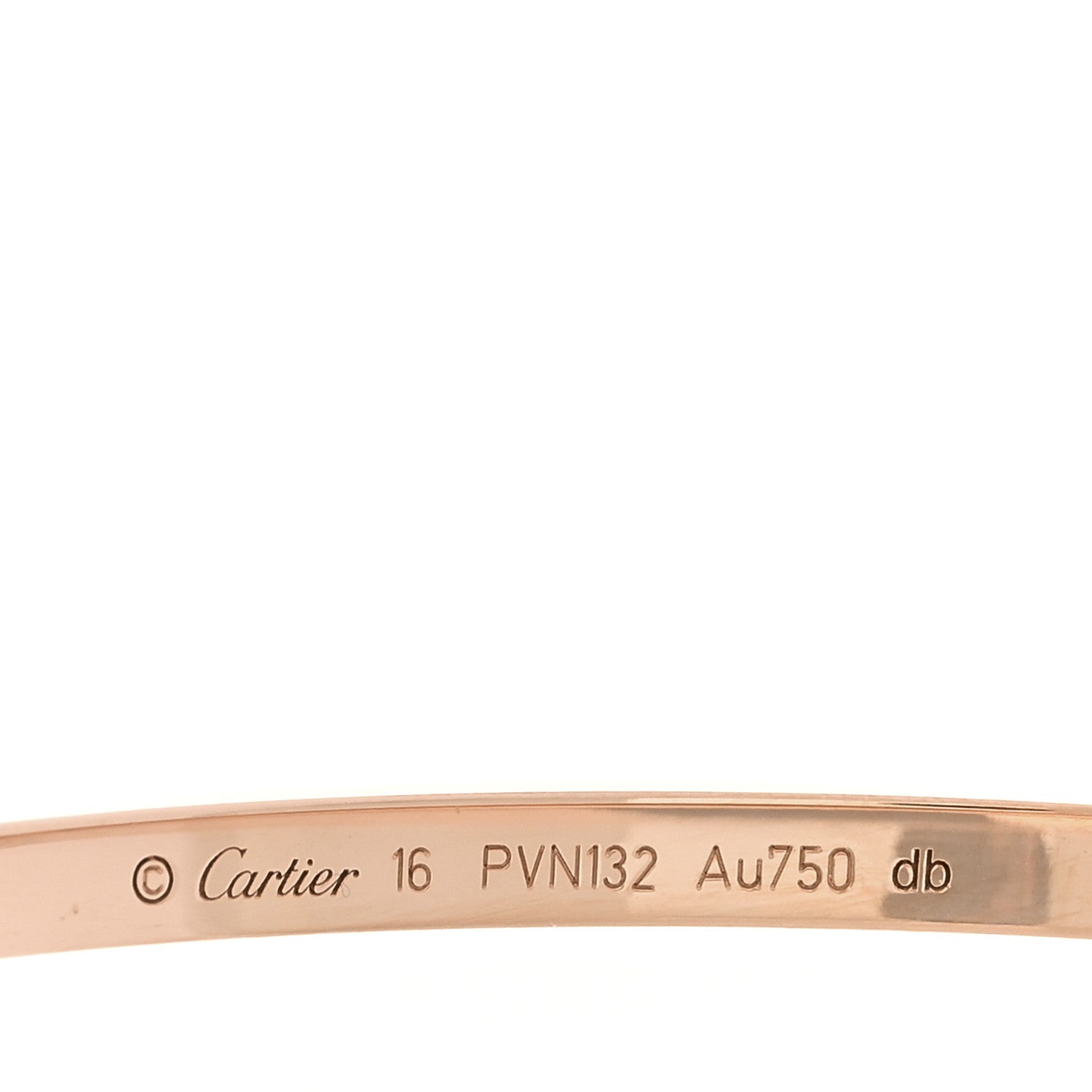 18K Pink Gold Small LOVE Bracelet 16 — view 4