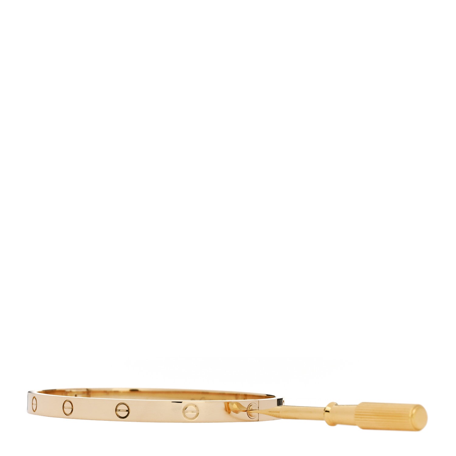 18K Yellow Gold Medium LOVE Bracelet 18 — view 3