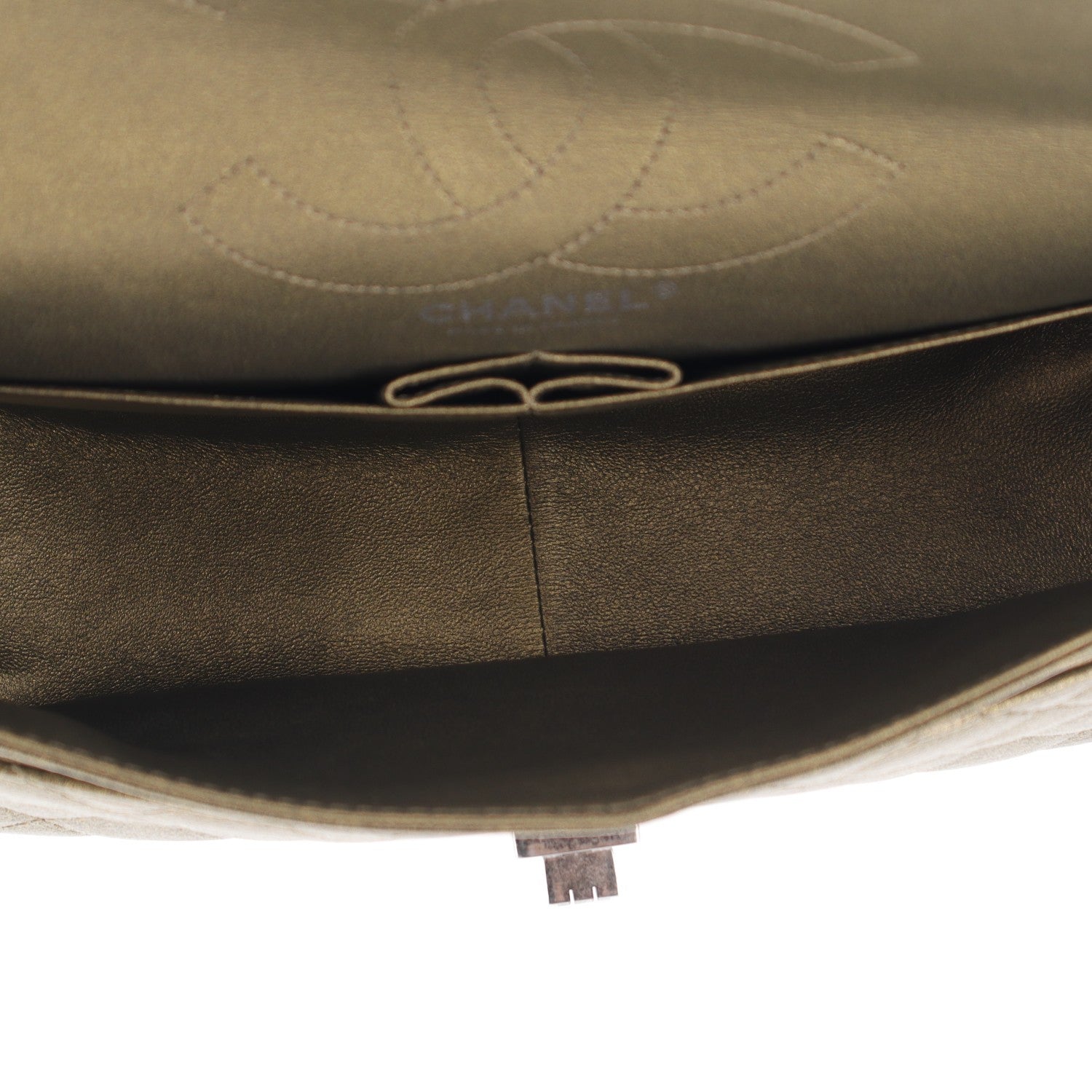 Metallic Calfskin Quilted 2.55 Reissue 226 Flap Green — view 5