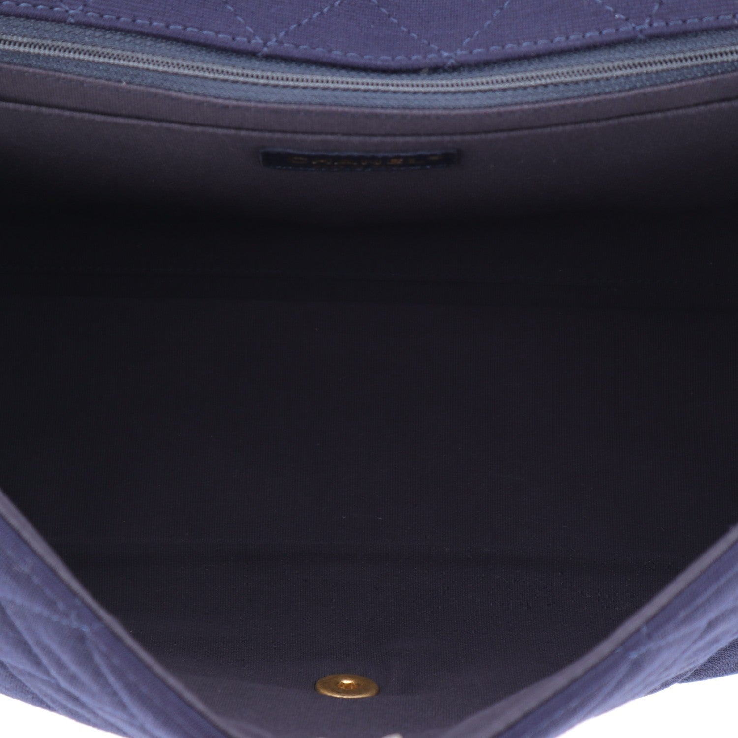 Jersey Quilted XL Jumbo Flap Navy — view 5