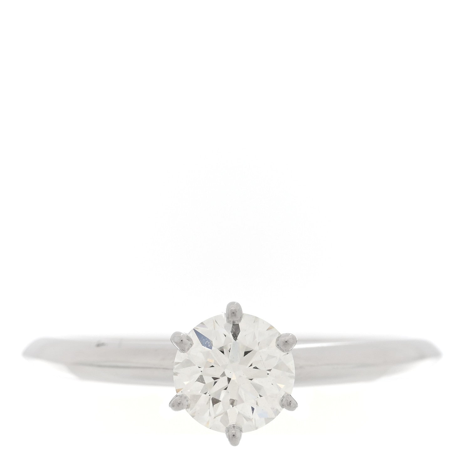 Platinum Diamond .75ct Solitaire Engagement Ring 54 7