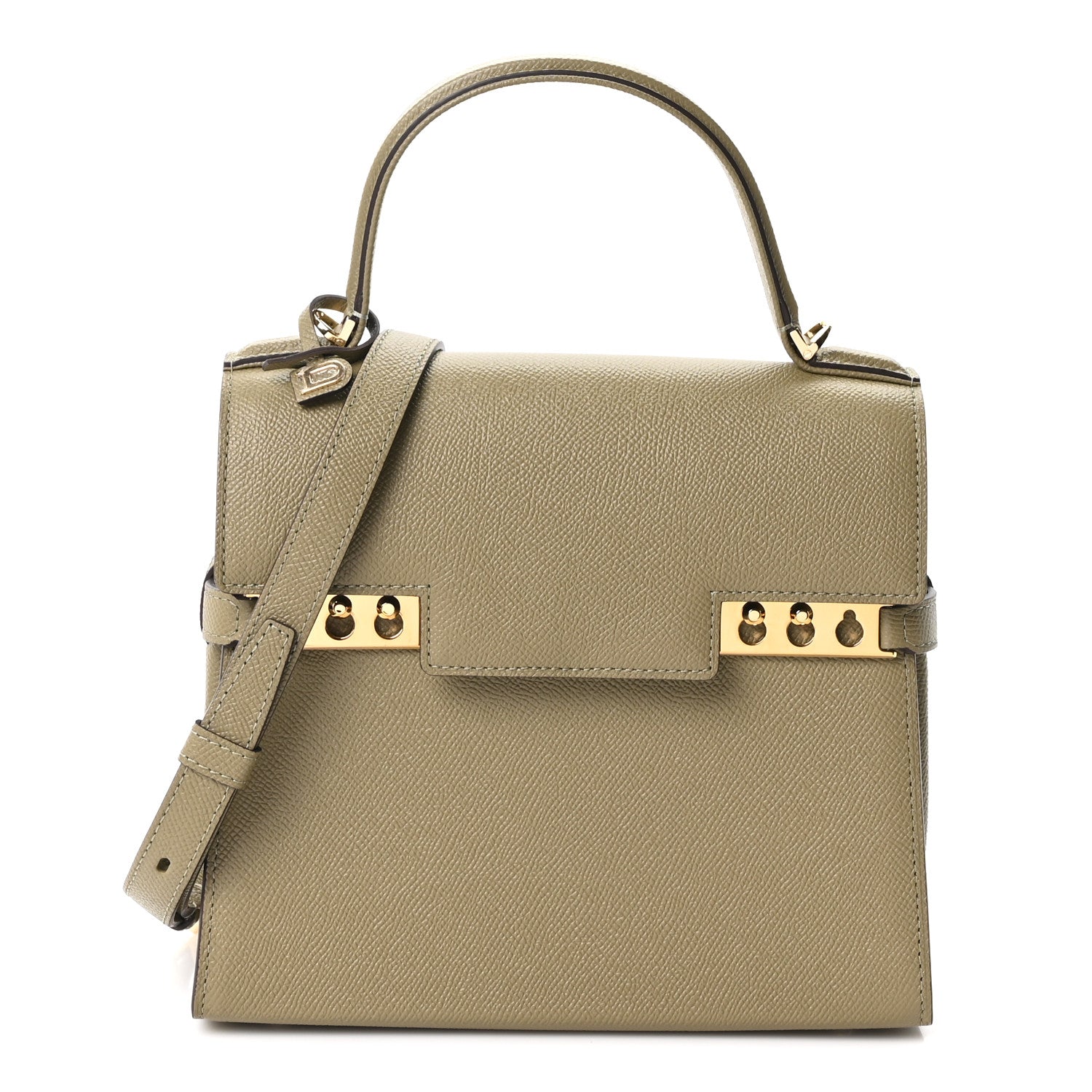 Alpina Calfskin PM Tempete Satchel Argile