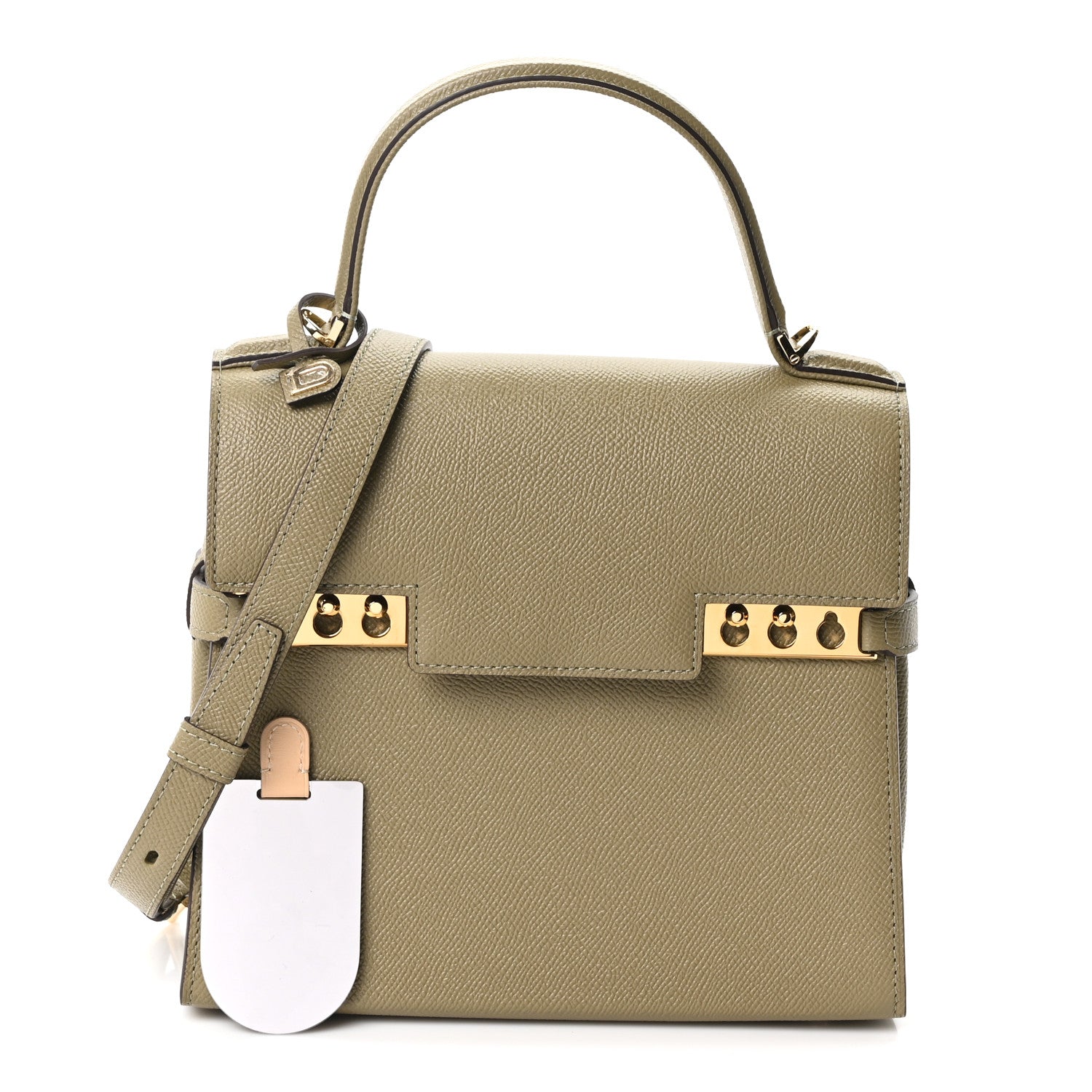 Alpina Calfskin PM Tempete Satchel Argile — view 3