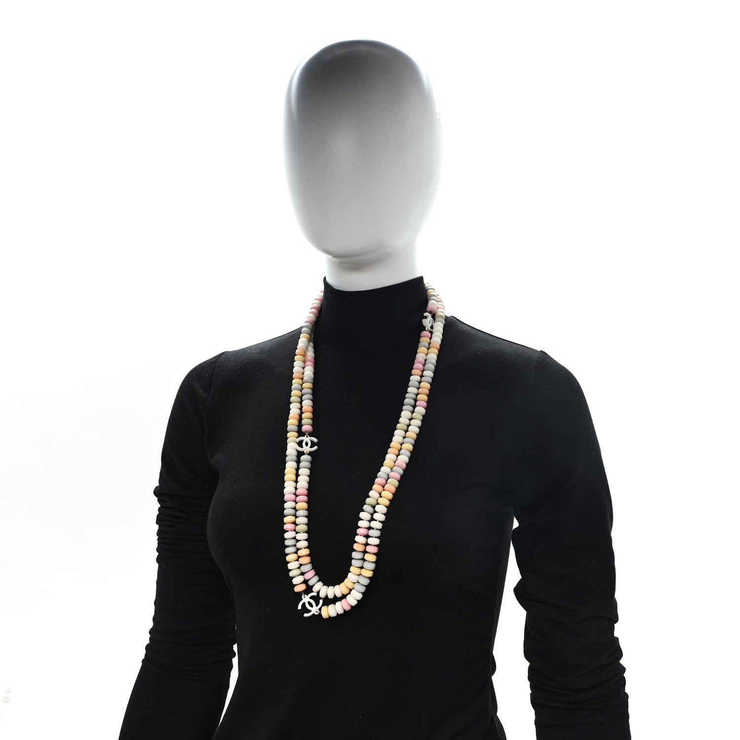Candy CC Double Strand Necklace Multicolor — view 2