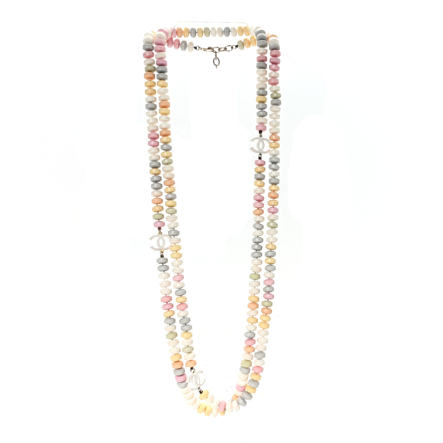 Candy CC Double Strand Necklace Multicolor — view 3