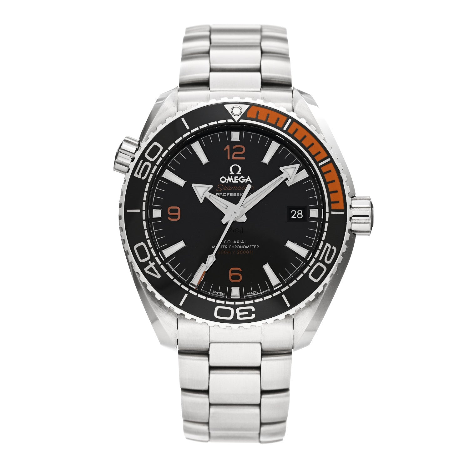 Stainless Steel 43.5mm Seamaster Planet Ocean Automatic Watch