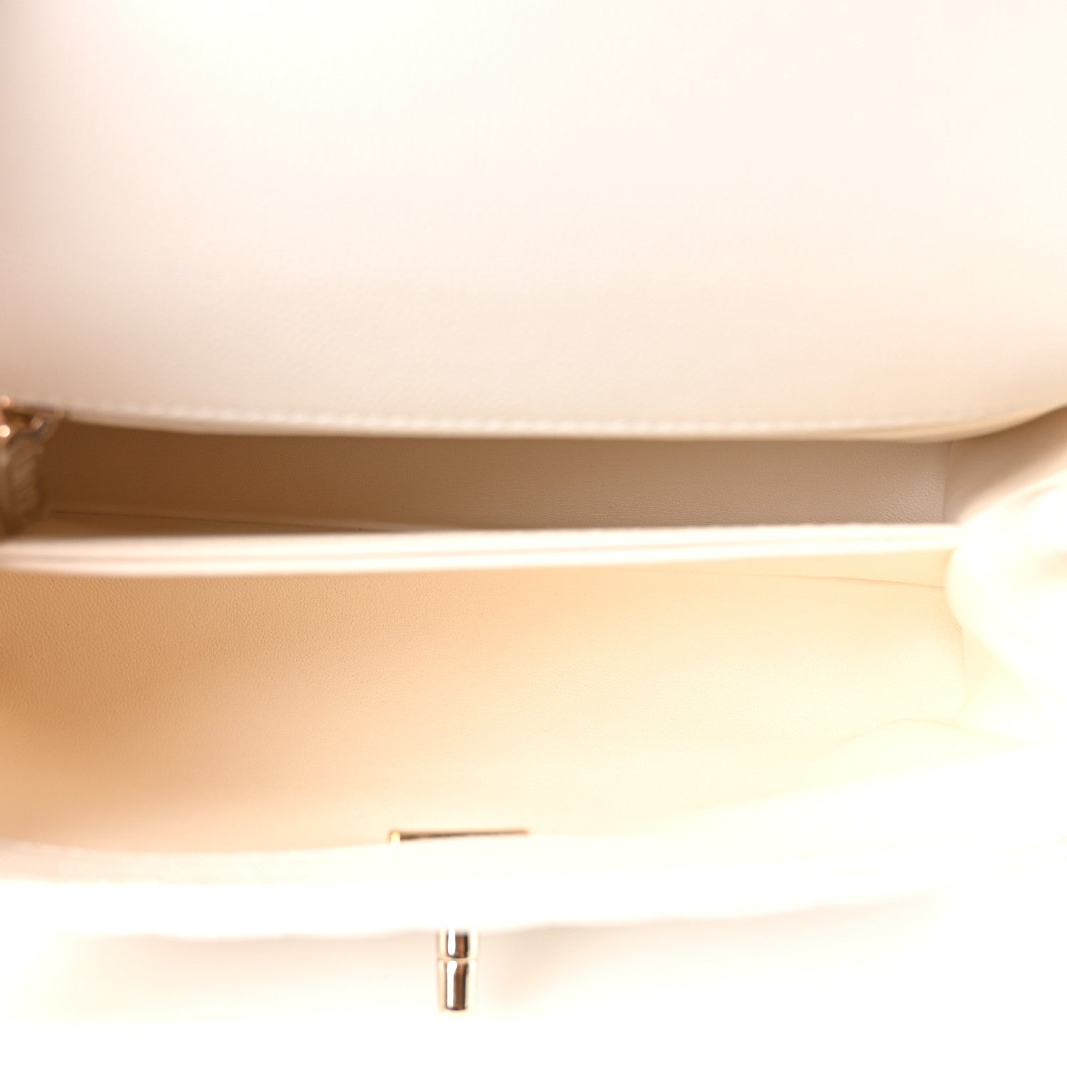 Caviar Quilted Mini Coco Handle Flap White — view 5